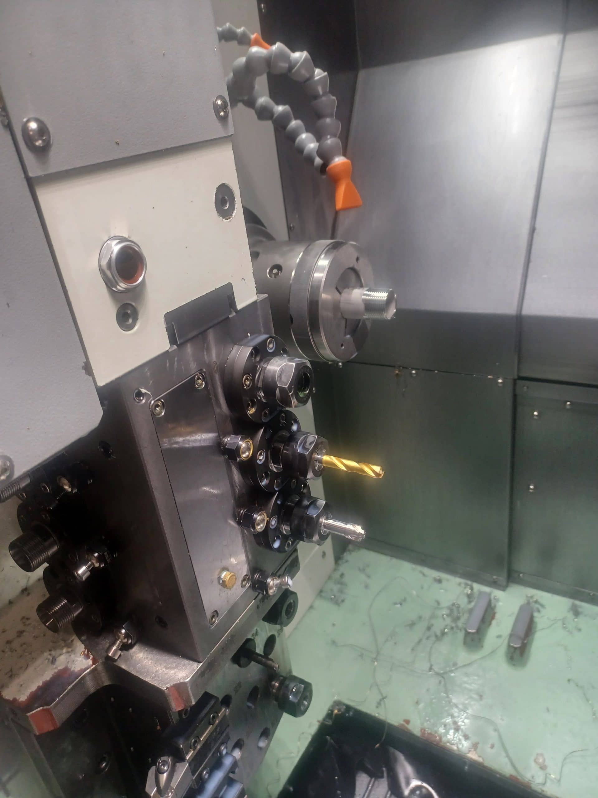 QuickTECH T8 Hybrid Multi-axis CNC Lathe, 2020 - 9-Axis Twin Spindle Turn/Mill Center, Parts Catcher, Tracer 51V Bar Feeder, Fanuc Control - Image 7