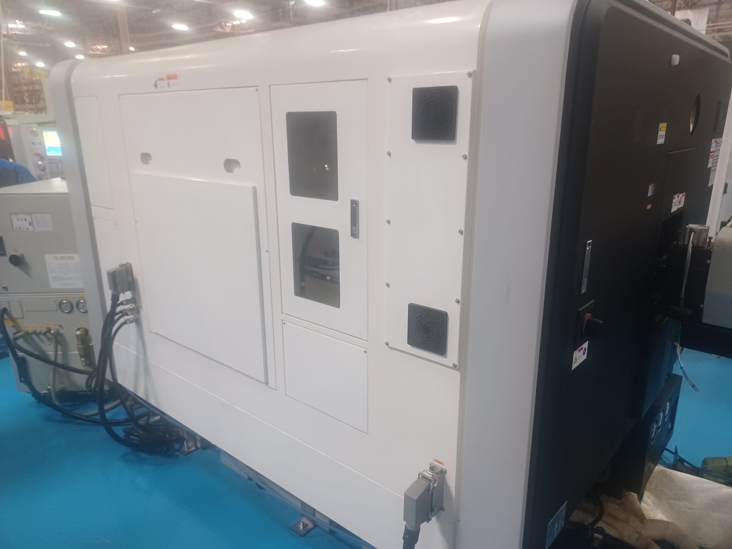 QuickTECH T8 Hybrid Multi-axis CNC Lathe, 2020 - 9-Axis Twin Spindle Turn/Mill Center, Parts Catcher, Tracer 51V Bar Feeder, Fanuc Control - Image 12