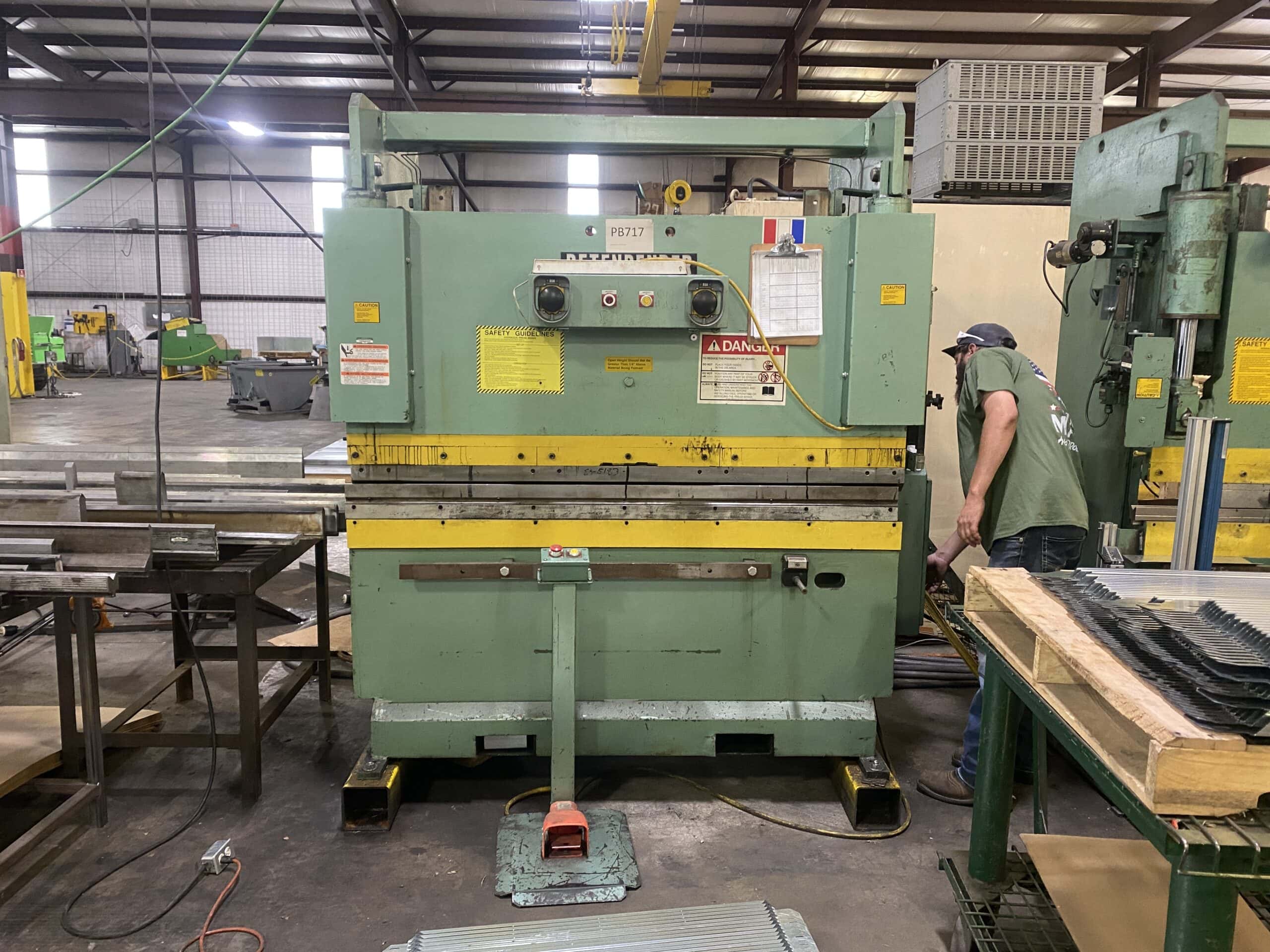 6' X 50 Ton Betenbender 6-50T Hydraulic Press Brake-Backguage, Very Clean