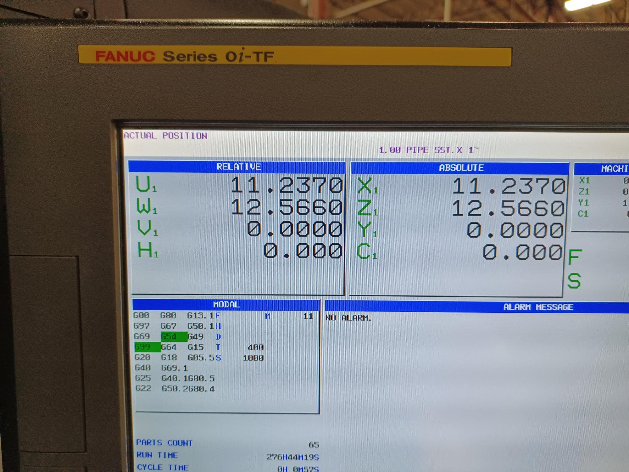 QuickTECH T8 Hybrid Multi-axis CNC Lathe, 2020 - 9-Axis Twin Spindle Turn/Mill Center, Parts Catcher, Tracer 51V Bar Feeder, Fanuc Control - Image 10
