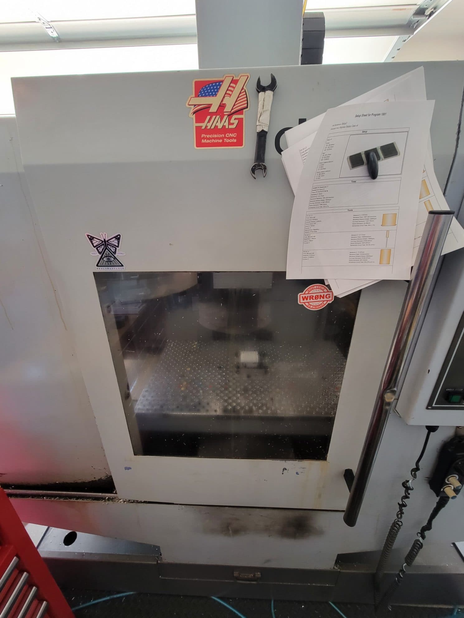 Sharp SV-2412 VMC, 2005 - 4th Axis Wired, Rigid Tapping - Image 8