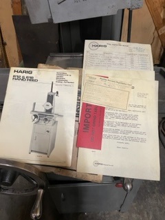 Harig Model 612 HF Surface Grinder, 1984 - Horizontal Spindle, 7" Wheel - Image 3