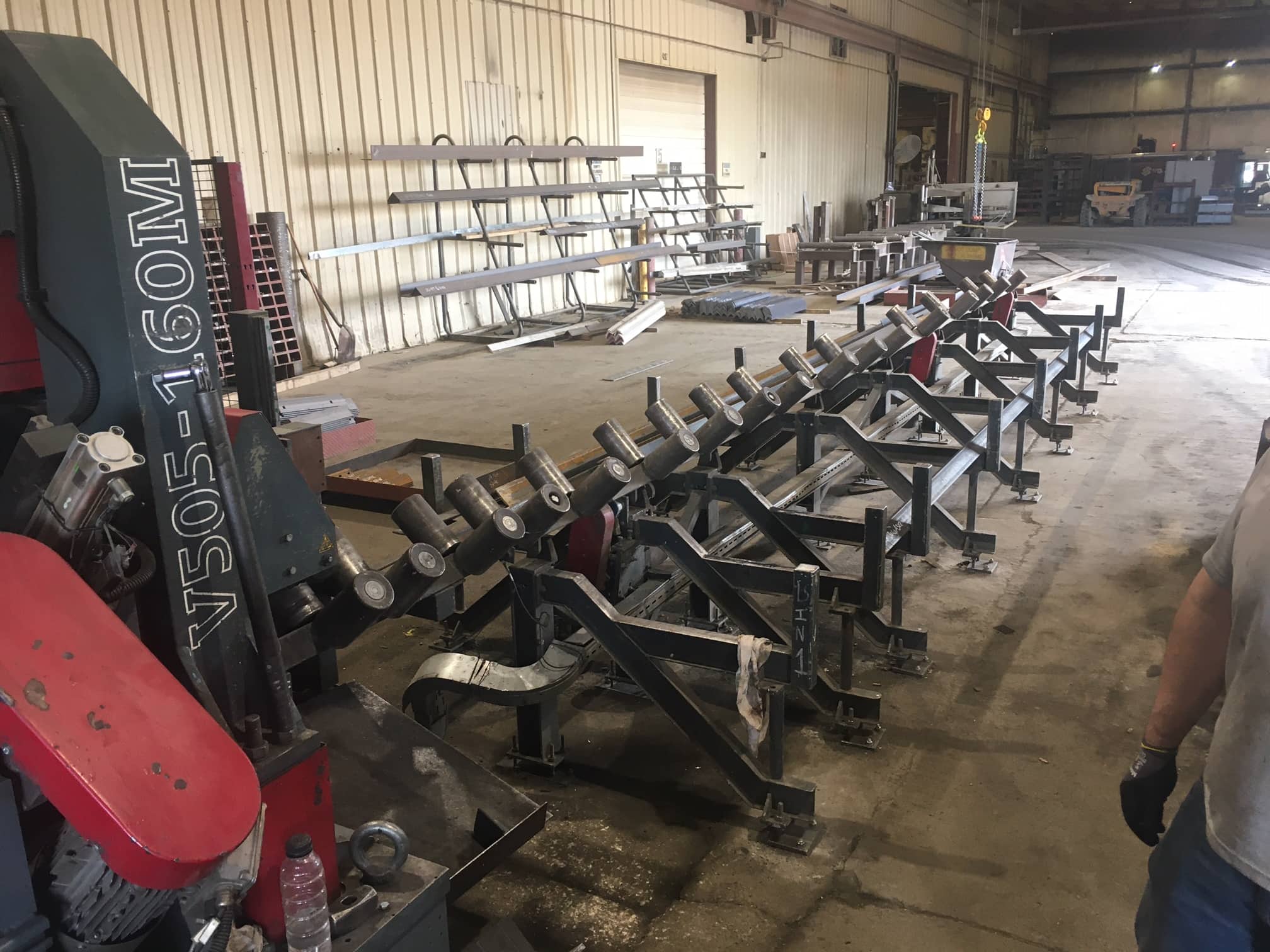 Voortman V505 Angle Line, 2013- Refurbished 2018, 40' Infeed & Outfeed Tables - Image 5