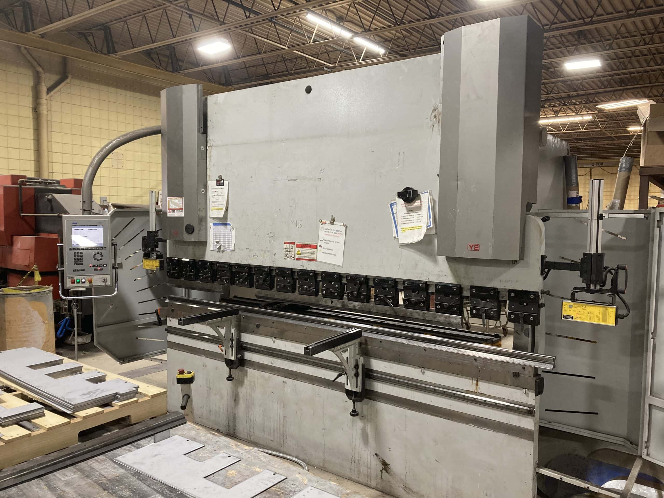 176 Ton x 10' Ermak CNC HAP 10-176 Press Brake, 2011- Manual Crowning - Image 2