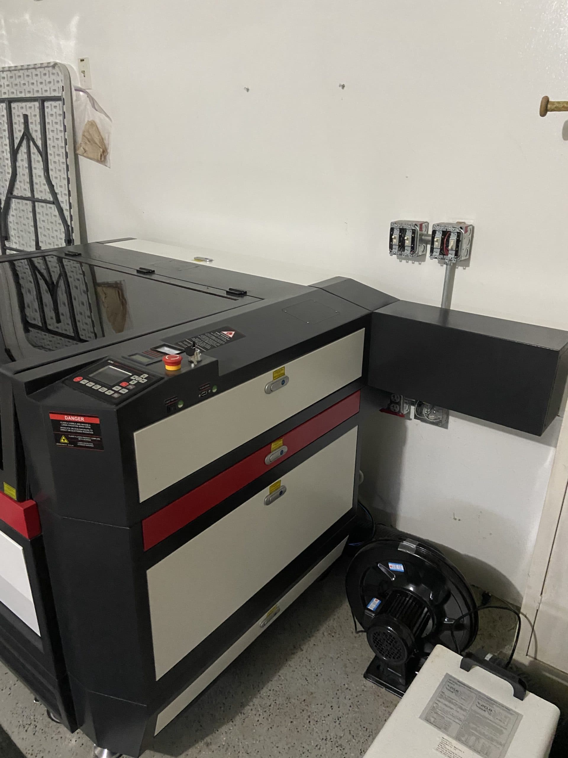 BossLaser LS-2440 Gen V 100W Laser Engraver, 2020, Blast Chiller - Image 5
