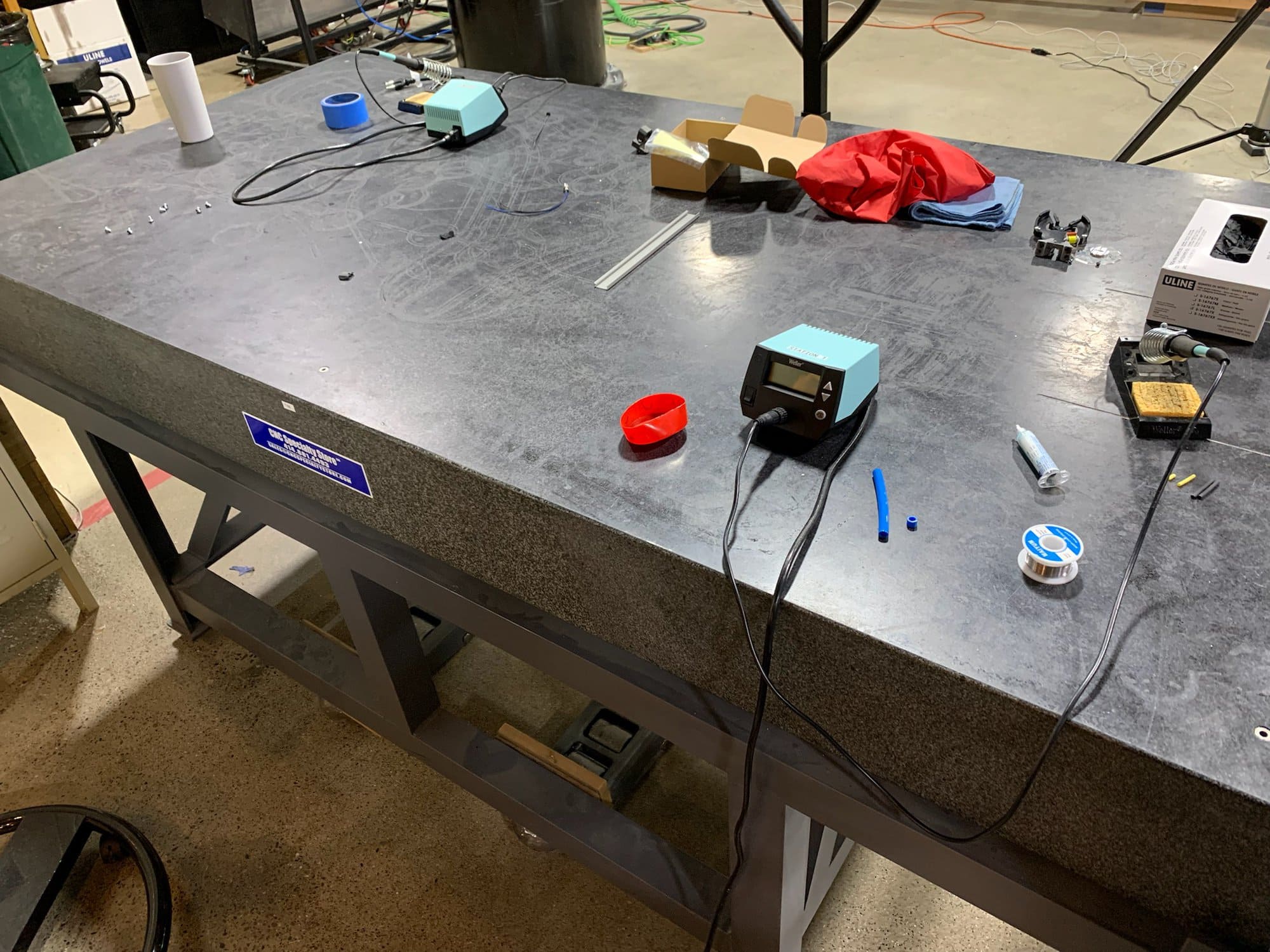 Grade B Granite Inspection Table 48"x 96"x 8" With Stand 2018 - 2 Units Available - Image 2