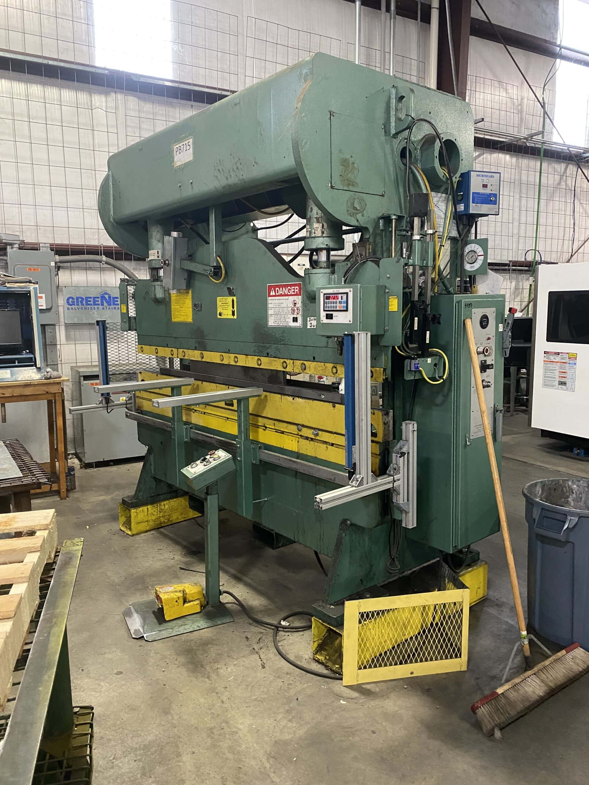 70 Ton X 8' Betenbender 8-70T Converted 100% Hydraulic Press Brake - UnderPower - Image 2