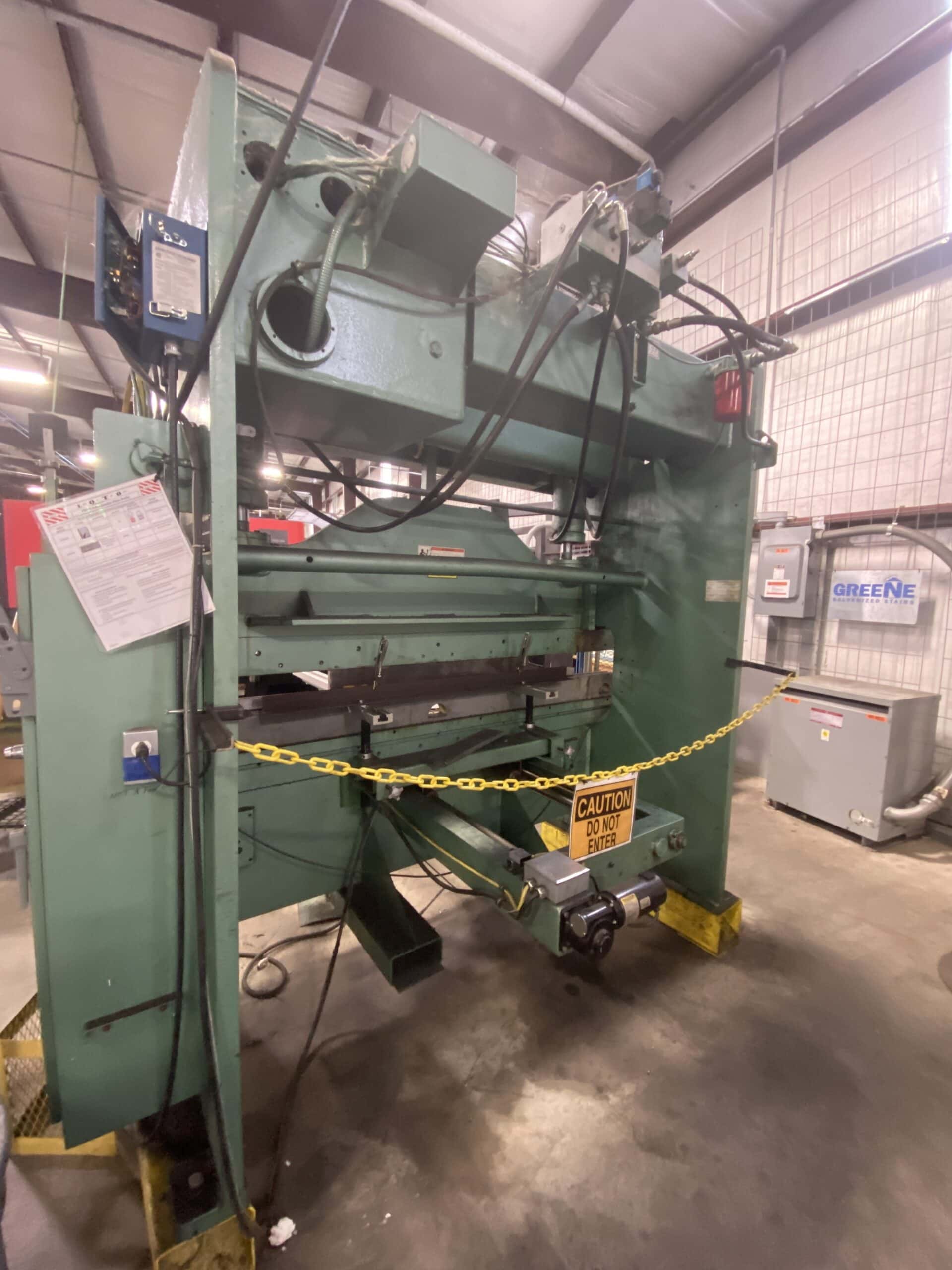 70 Ton X 8' Betenbender 8-70T Converted 100% Hydraulic Press Brake - UnderPower - Image 5