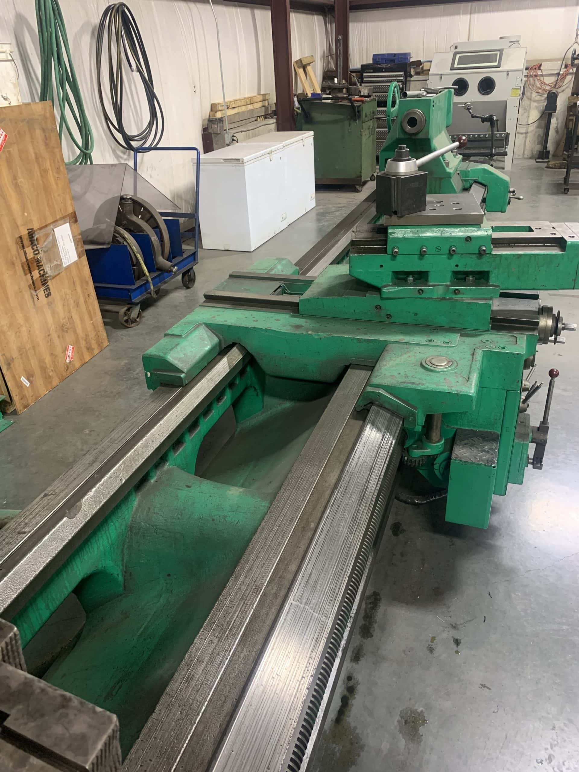 42" x 156" TOS SU100 Engine Lathe, 1971 - w/ Powered Compound - Image 3