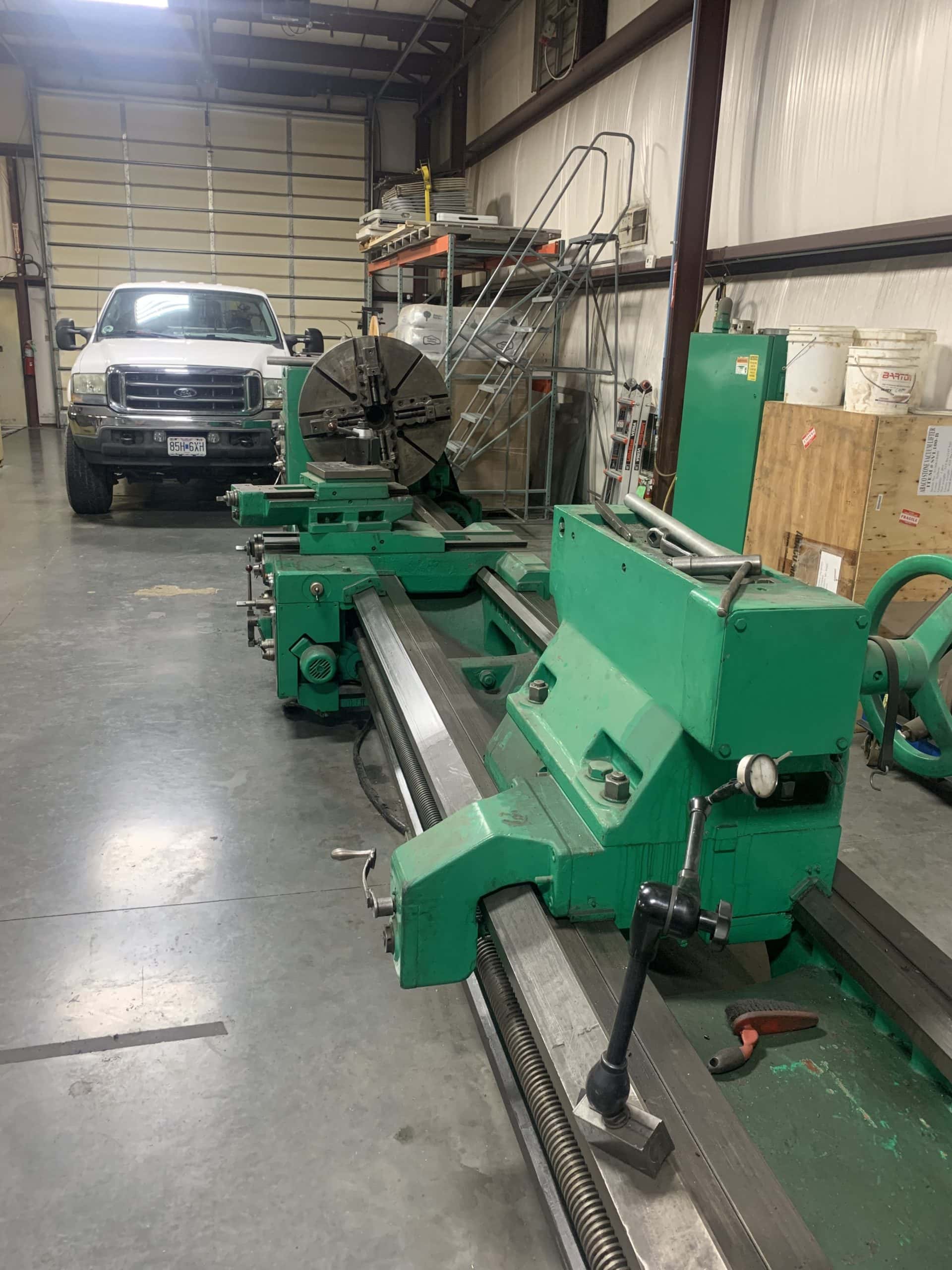 42" x 156" TOS SU100 Engine Lathe, 1971 - w/ Powered Compound - Image 2