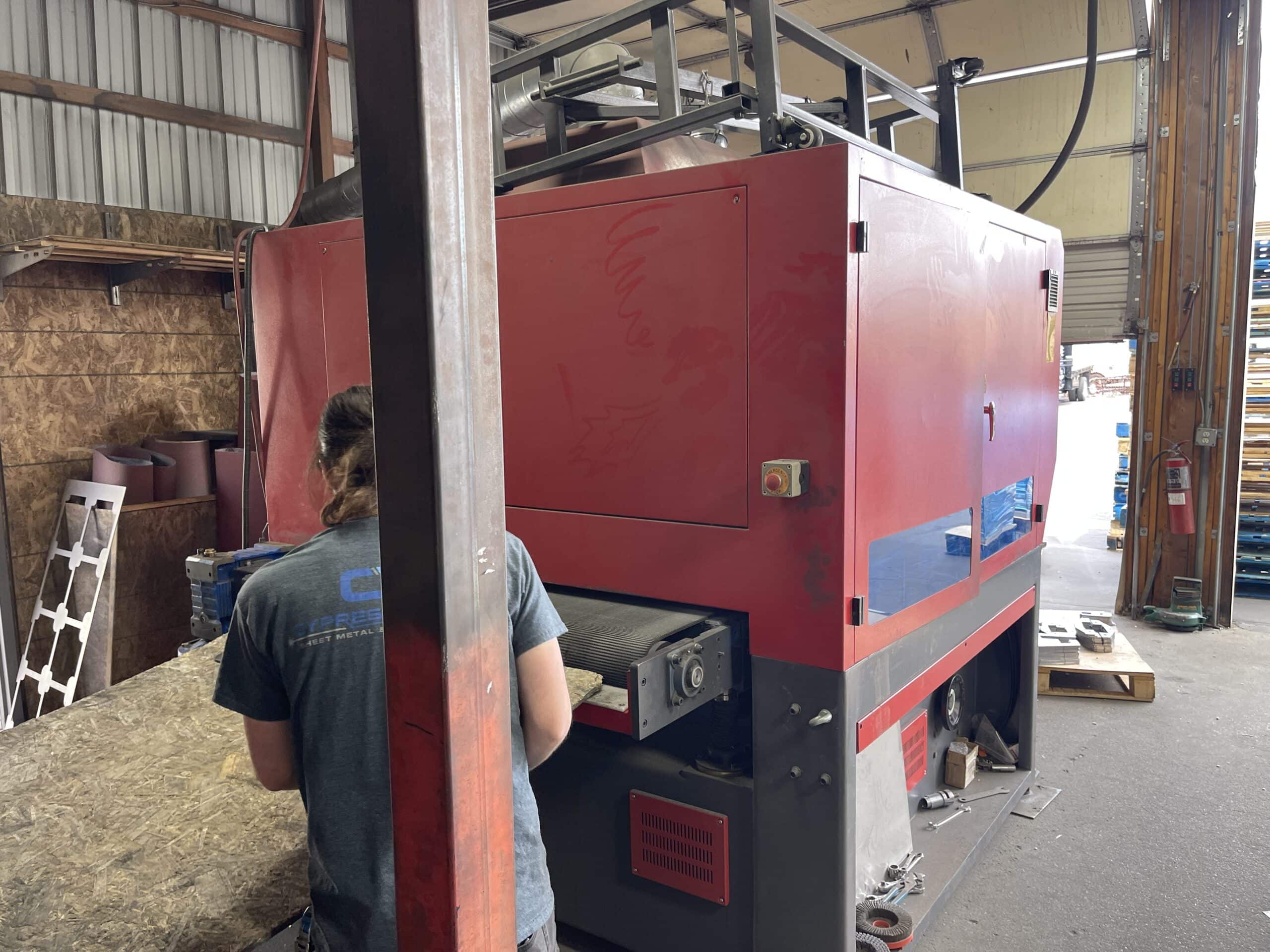 50" Jonson SG1300-2JS+D Finishing/Deburring machine, 2018- Dust Collector - Image 7