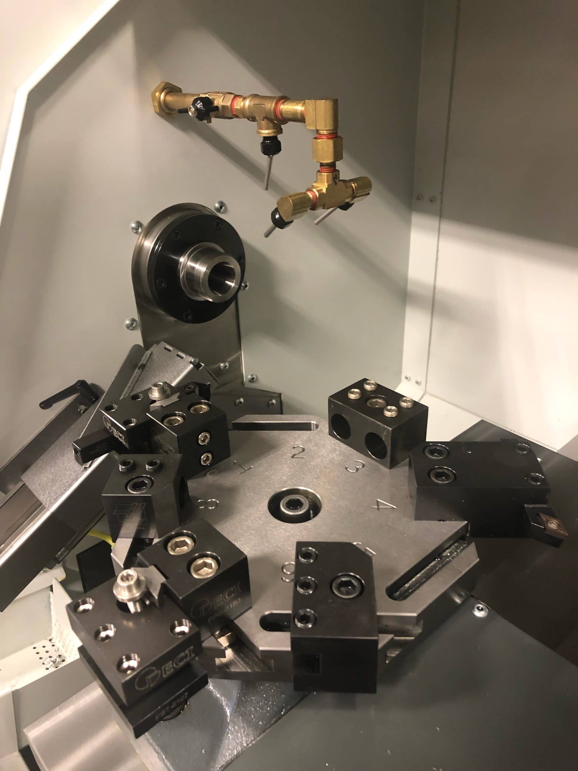 Haas CL-1 CNC Lathe, 2018 - Only 28 Minutes of Use, Tooling, Under Power, Super Clean - Image 7