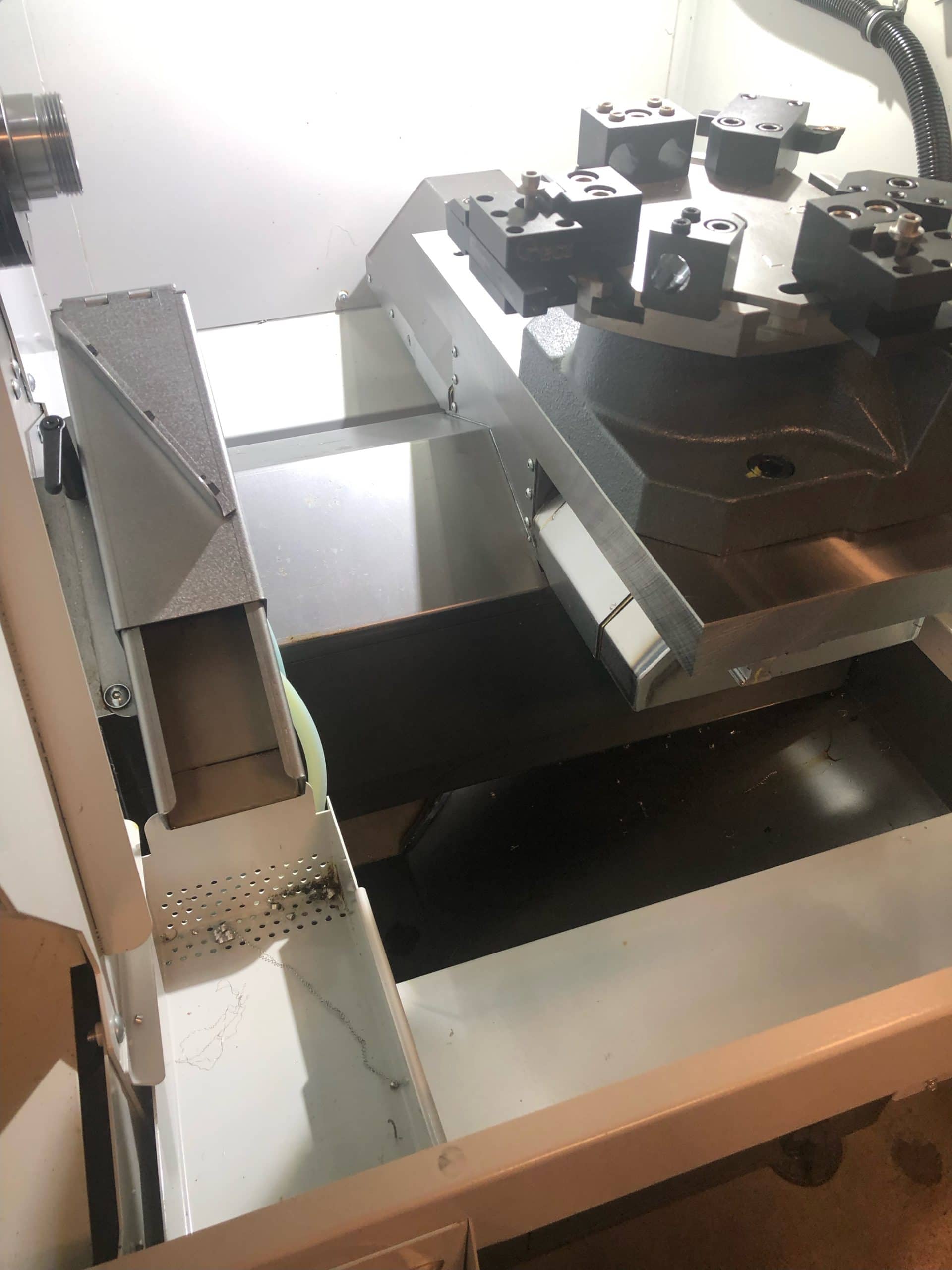 Haas CL-1 CNC Lathe, 2018 - Only 28 Minutes of Use, Tooling, Under Power, Super Clean - Image 4