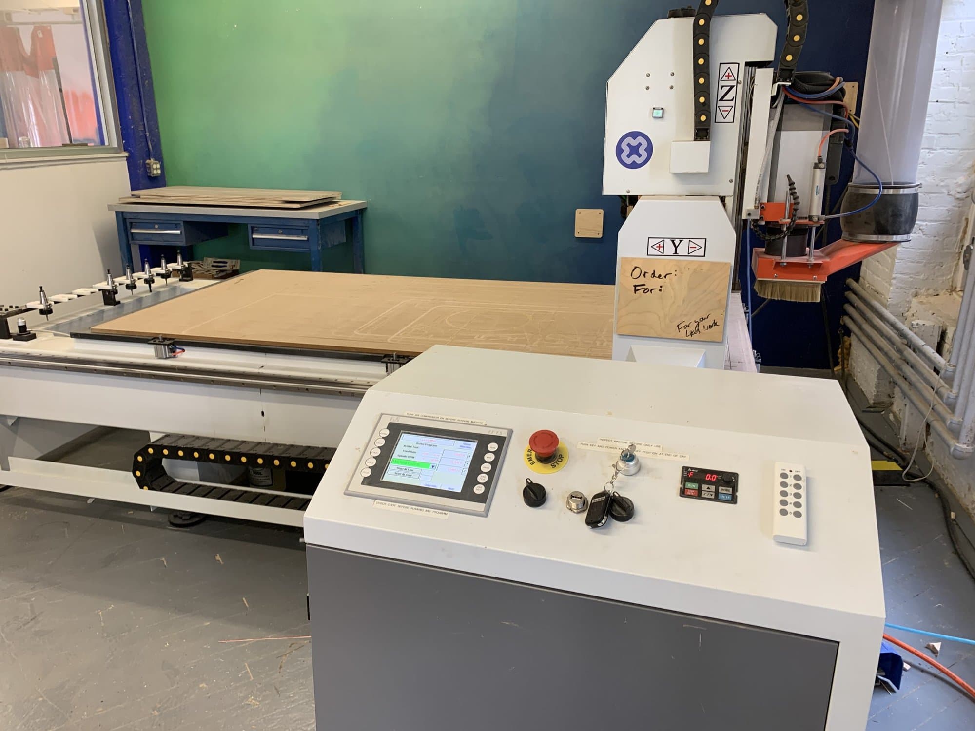4'x8' Laguna Swift Smartshop II CNC Router, 2019 - Custom Split Frame Design, Video Available - Image 5
