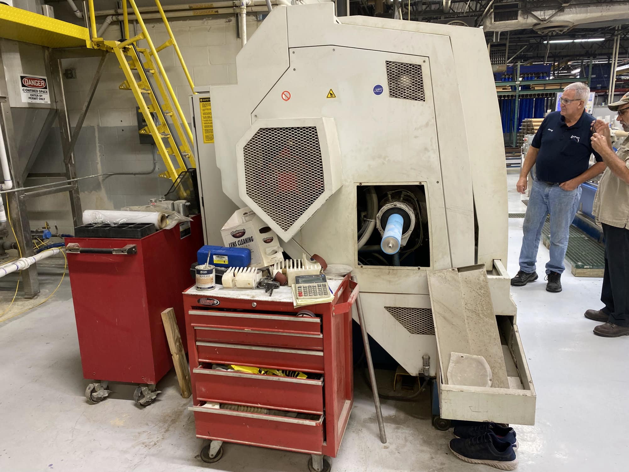 Romi E 320B CNC Lathe, 2005- Fanuc 18iTB, Live tooling, Sub Spindle - Image 11