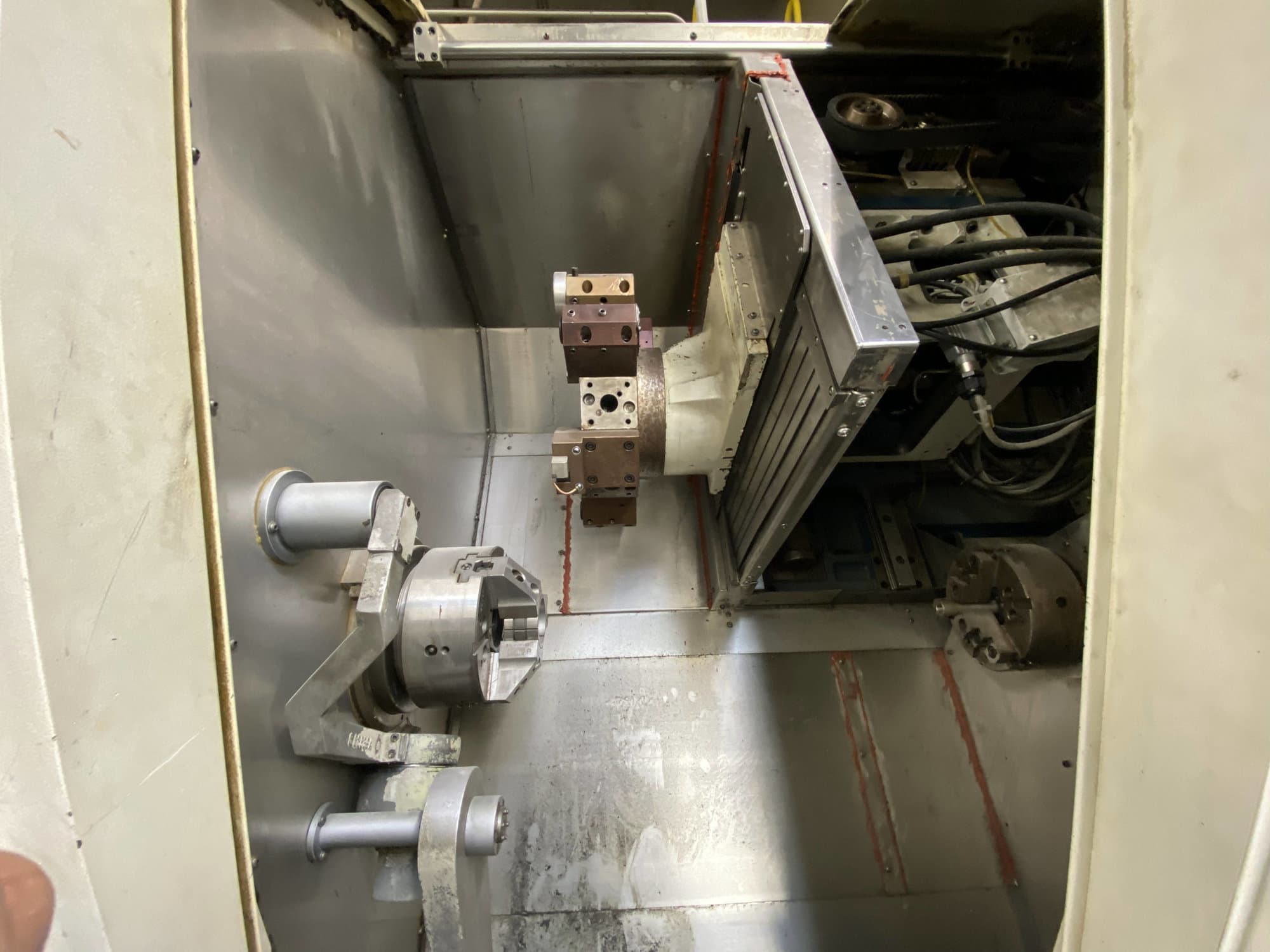 Romi E 320B CNC Lathe, 2005- Fanuc 18iTB, Live tooling, Sub Spindle - Image 3