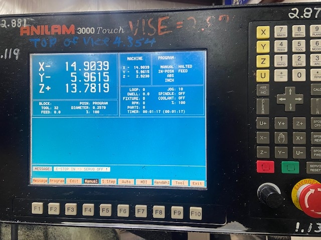 Fryer MB-10R Tool Room Mill- Anilam - Image 3