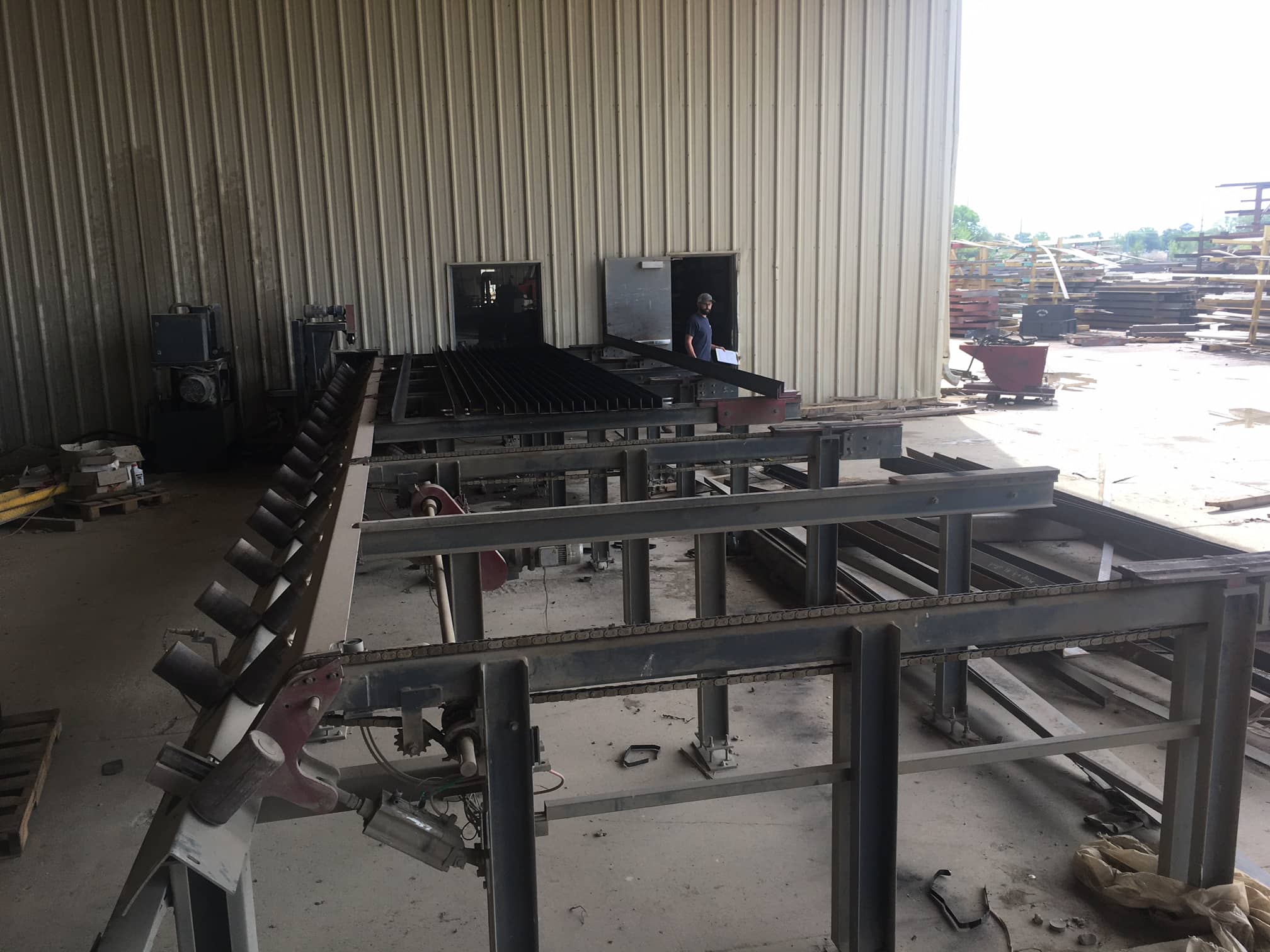 Voortman V505 Angle Line, 2013- Refurbished 2018, 40' Infeed & Outfeed Tables - Image 7