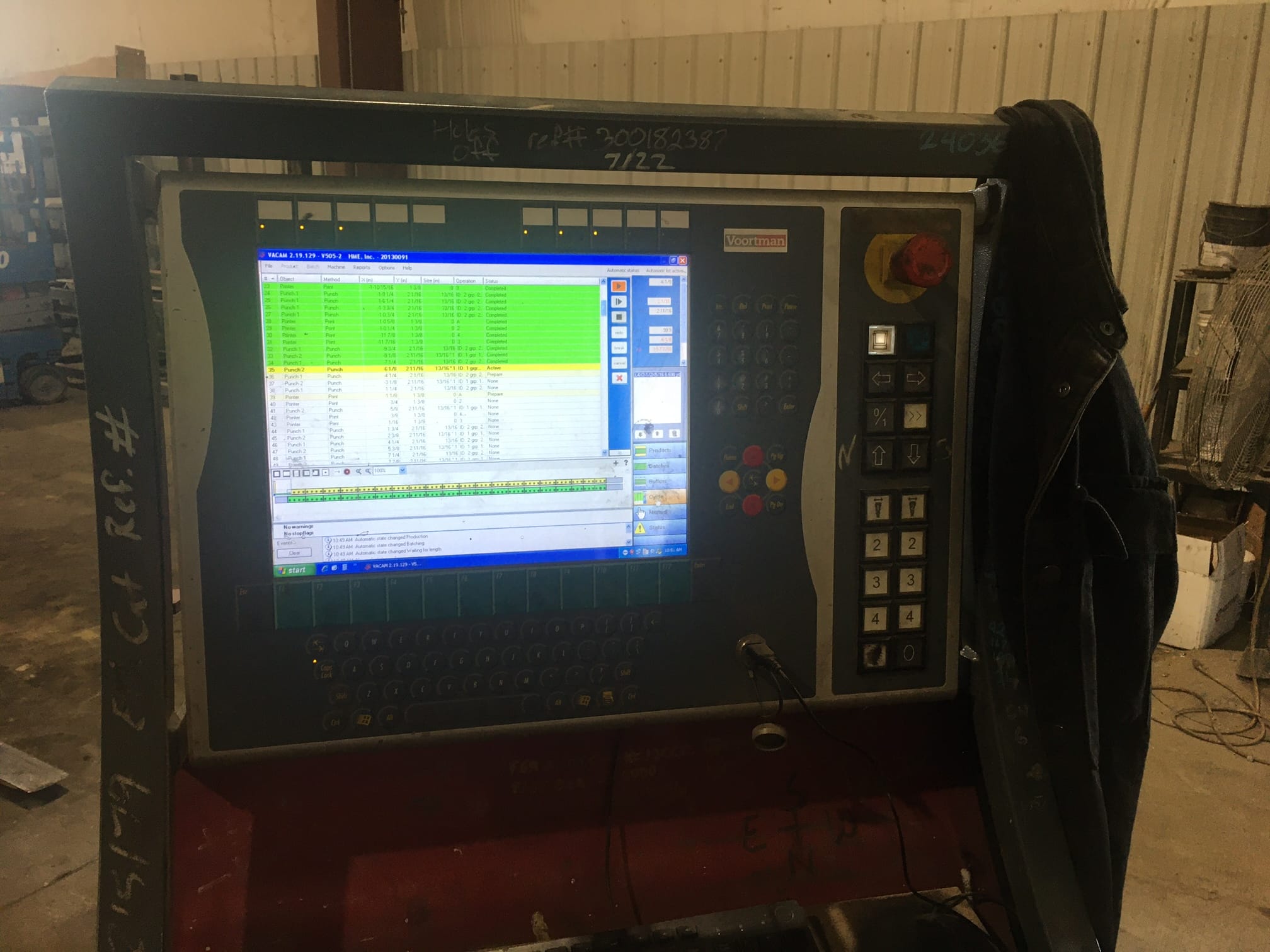 Voortman V505 Angle Line, 2013- Refurbished 2018, 40' Infeed & Outfeed Tables - Image 6