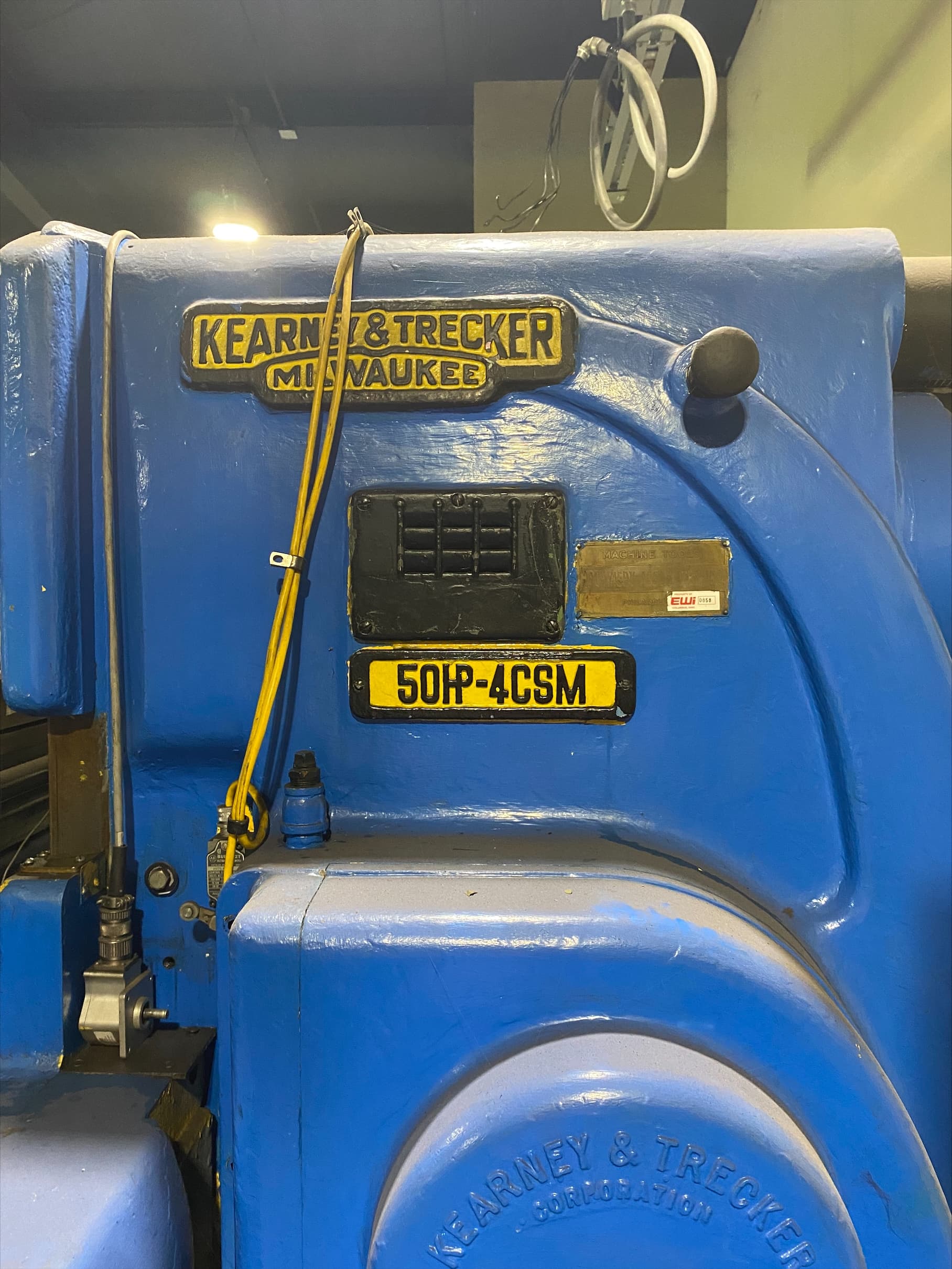 Kearney and Trecker Milwaukee 50HP-4CSM Friction Stir Welder, 1960 - Image 6