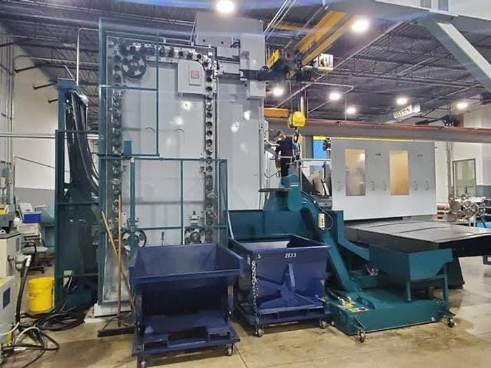 Kuraki KBT-13A Horizontal Boring Mill, 2018 - 5 Axis, High-Pressure TSC, Fanuc Control, Tooling Included - Image 4