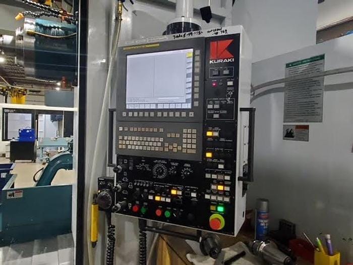 Kuraki KBT-13A Horizontal Boring Mill, 2018 - 5 Axis, High-Pressure TSC, Fanuc Control, Tooling Included - Image 2