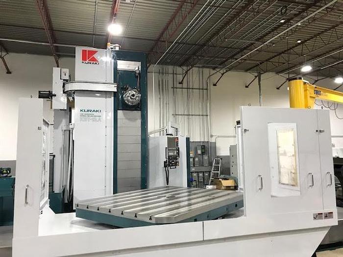 Kuraki KBT-13A Horizontal Boring Mill, 2018 - 5 Axis, High-Pressure TSC, Fanuc Control, Tooling Included