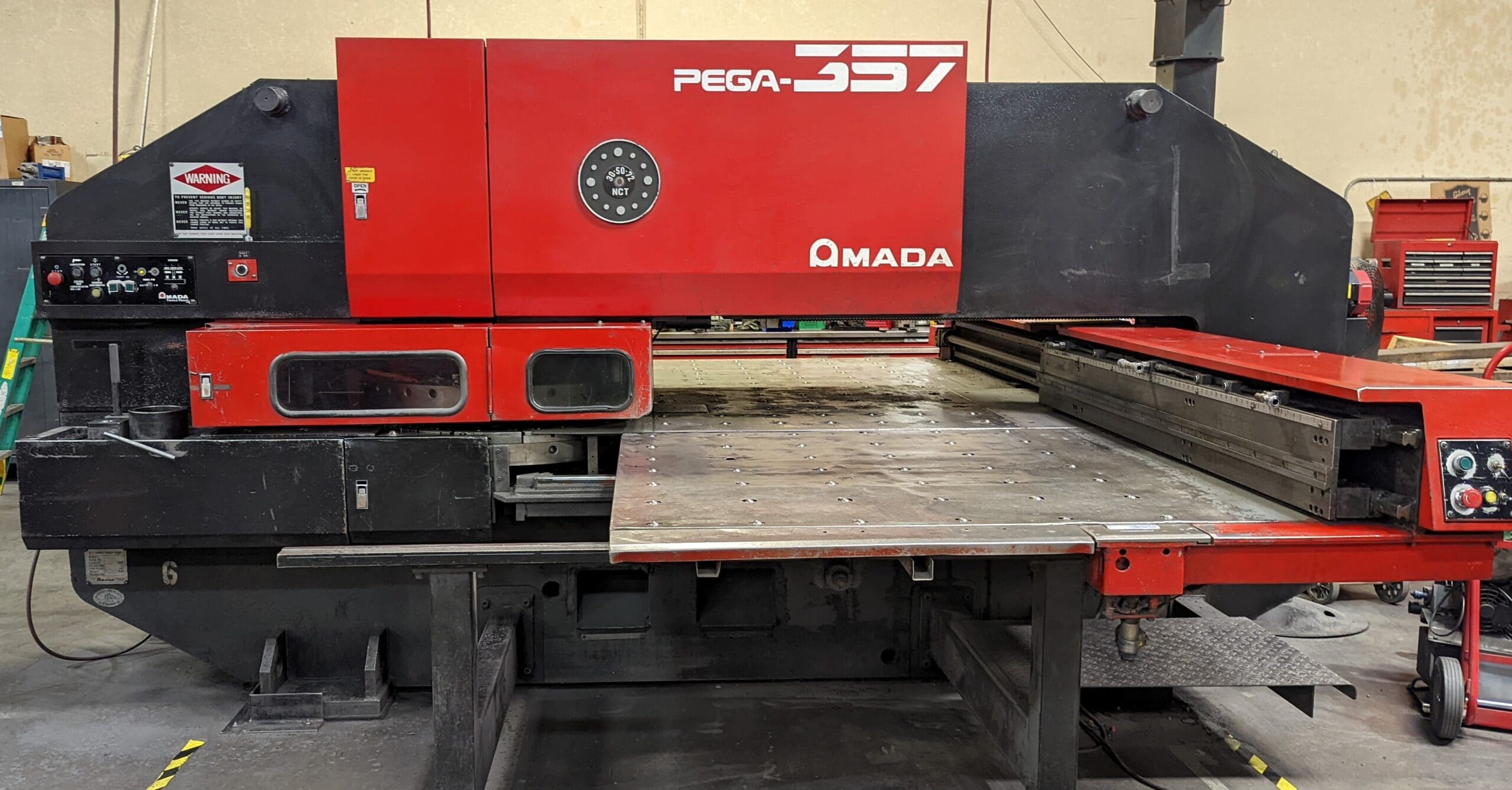 33 ton Amada Pega 357 CNC Turret Punch, 1992