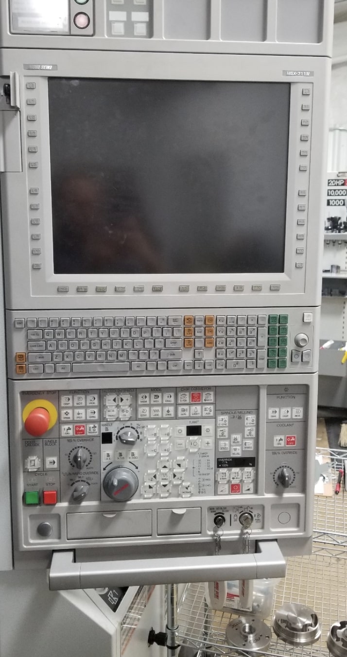 Mori Seiki NT 1000/WZ CNC Lathe, 2010 - Spindle Orientation, High Pressure Coolant, Bar Feeder - Image 4