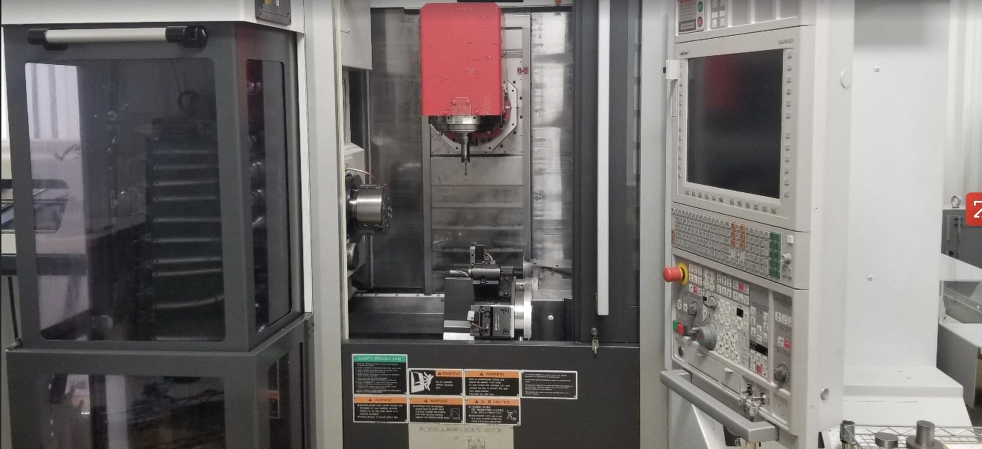 Mori Seiki NT 1000/WZ CNC Lathe, 2010 - Spindle Orientation, High Pressure Coolant, Bar Feeder - Image 2