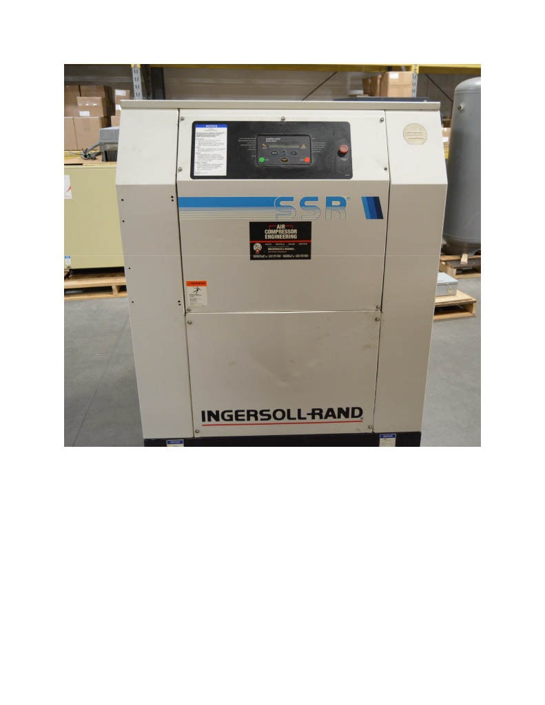 Ingersoll - Rand Model SSR-EP30SE Rotary Screw Compressor, 2007