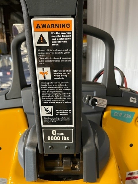 Jungheinrich ECR336A-48X27, 2019 - 8,000 lb. Cap. End Rider w/48"X27" Short Fork Tip, Very Low Usage Hours, Available Immediately - Image 4