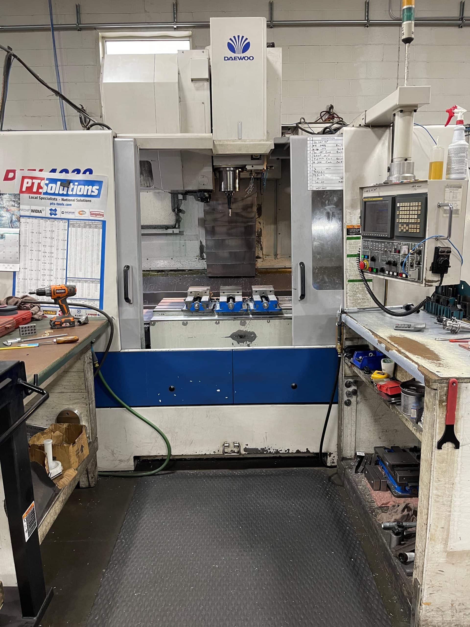 DAEWOO DMV 4020 VMC, 2002- Available Immediately