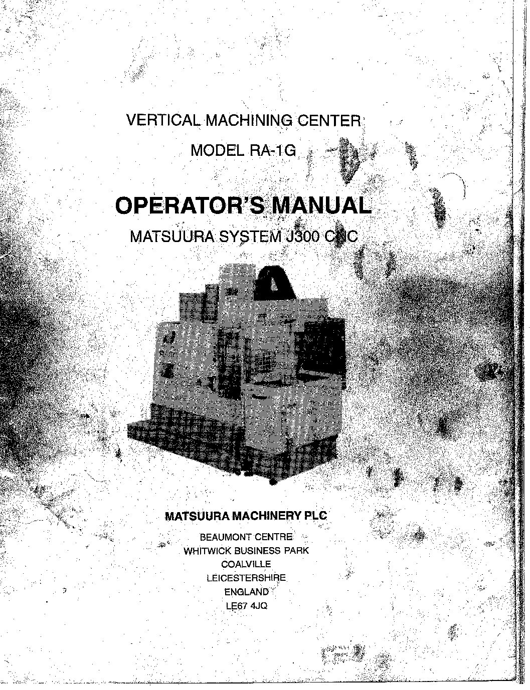 MATSUURA RA1G VMC, 1997 - Chip Conveyor, Available Immediately, Pallet Changer - Image 5