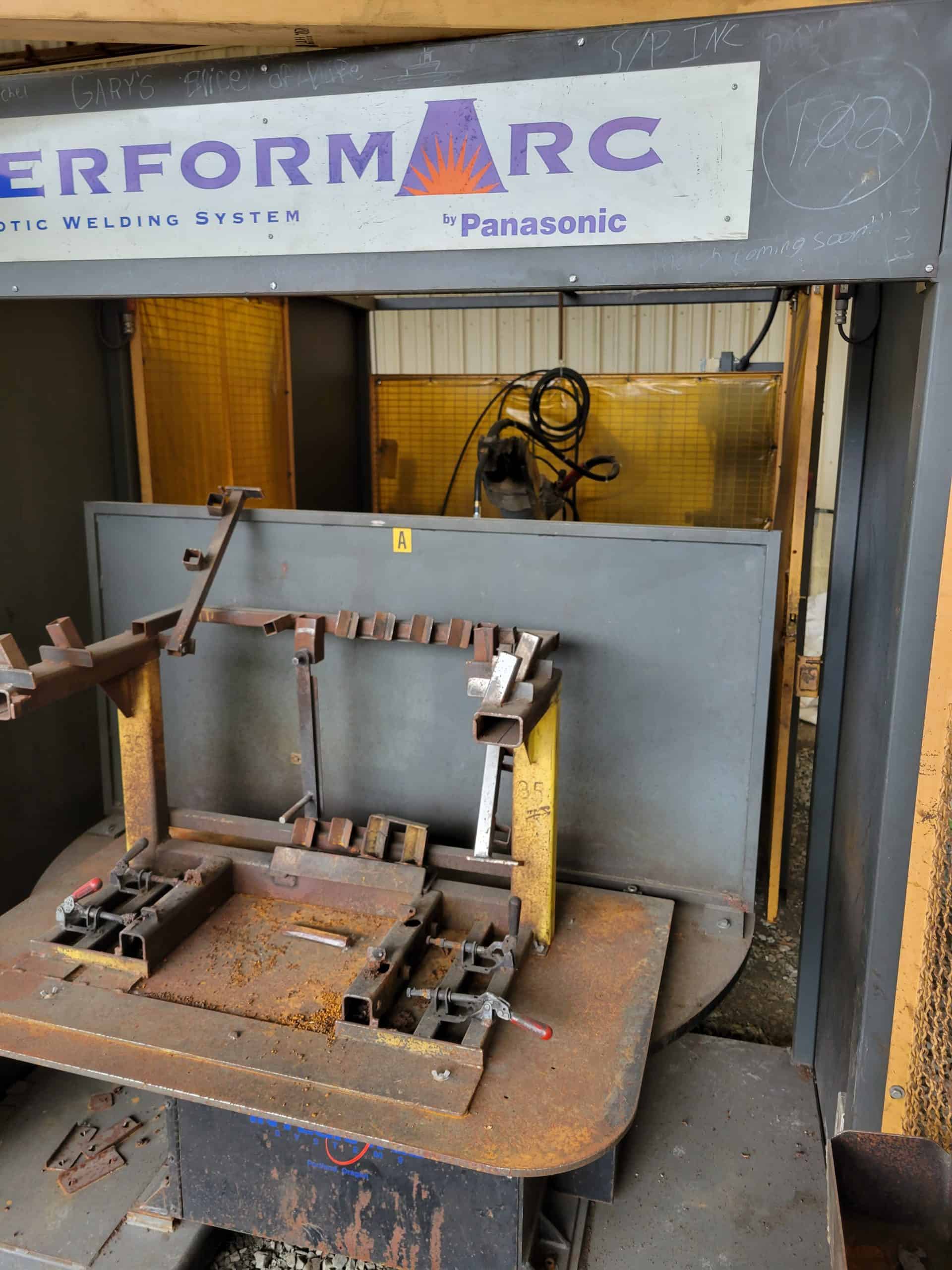 Panasonic AW-005CL 6 Axis Dual Envelope Weld Cell, 1997 - Pneumatic Table, Transformer Included (Unit 1) - Image 4
