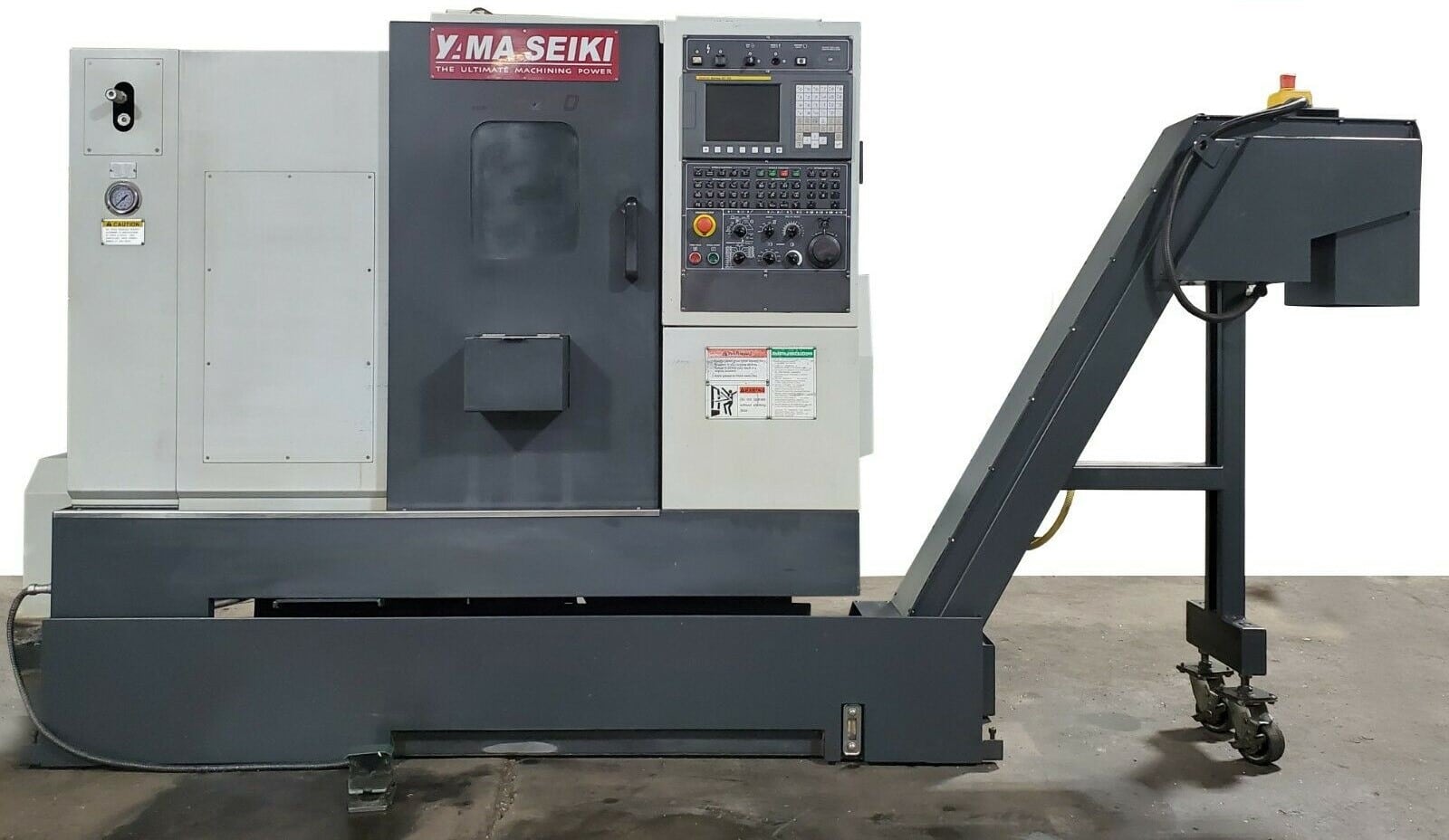 Yama Seiki GLS-2000 CNC Lathe, 2012 - 8" Chuck, Hyd. Tailstock, Barfeed Interface - Image 3