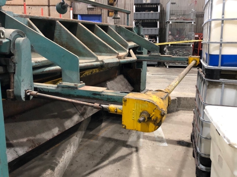 3/16" X 12' Wysong 7-144 Shear, 3 Support Arms, 18 Hold Downs - Image 8