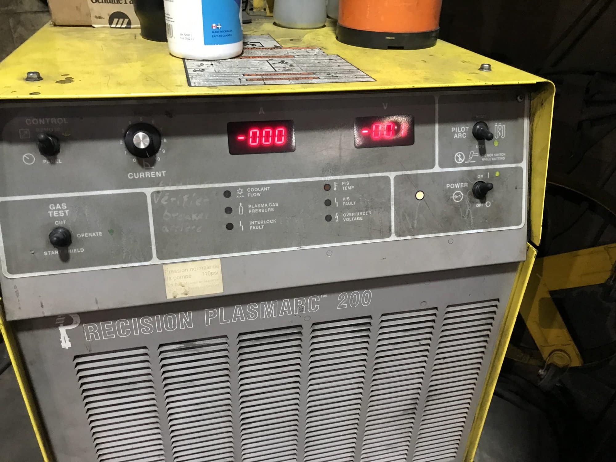 8' x 12' Esab Sabre 3000 CNC Plasma, 1998 Plasmarc 200 - Image 8