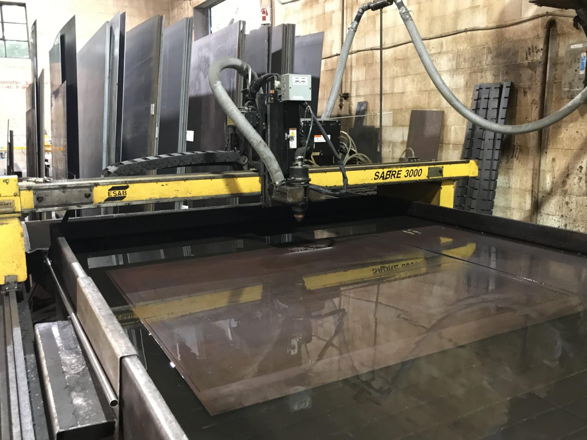 8' x 12' Esab Sabre 3000 CNC Plasma, 1998 Plasmarc 200 - Image 2