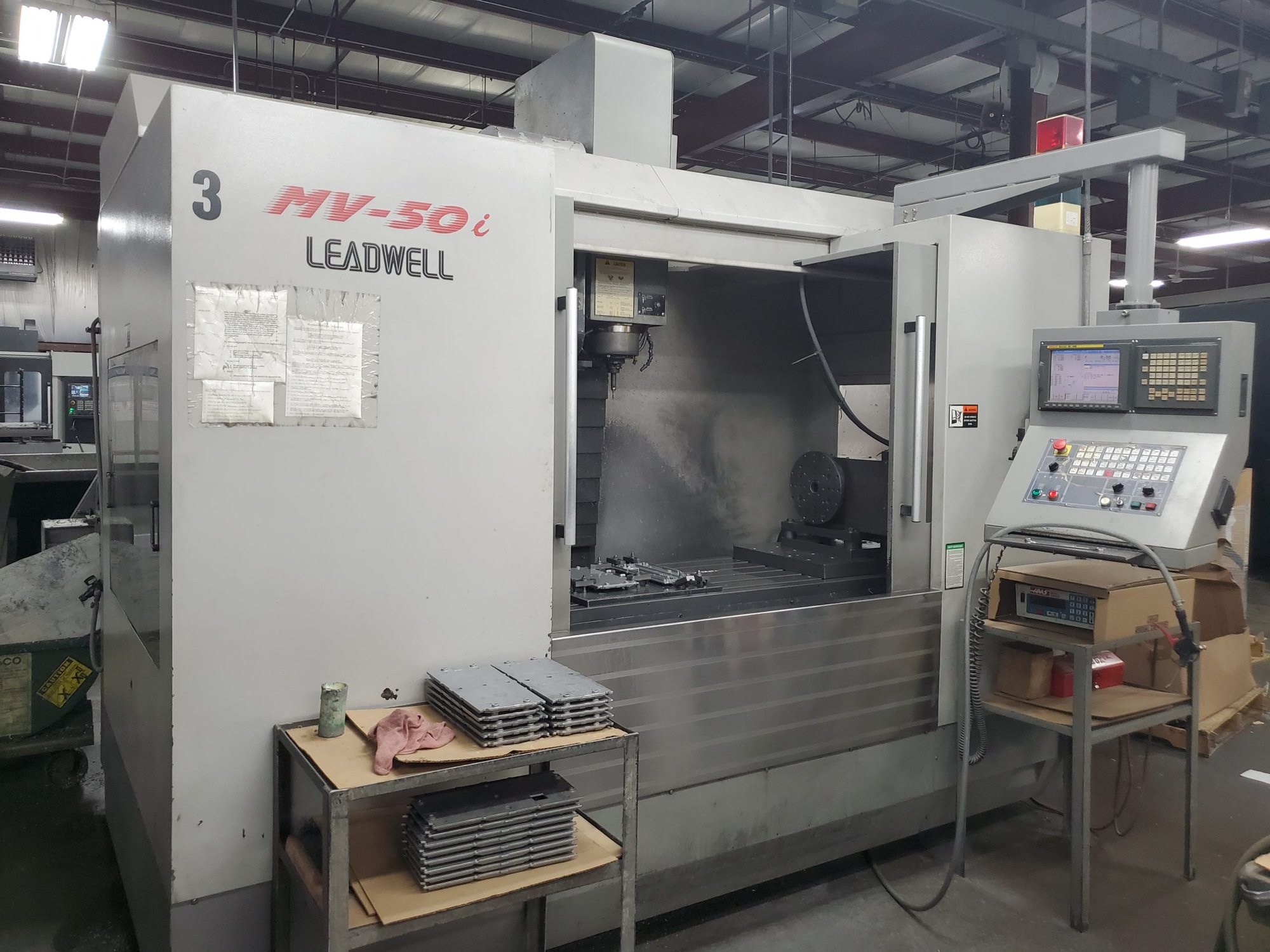 Leadwell MV-50i VMC, 2005 - 50" x 25" Travels, Fanuc 18i-MB