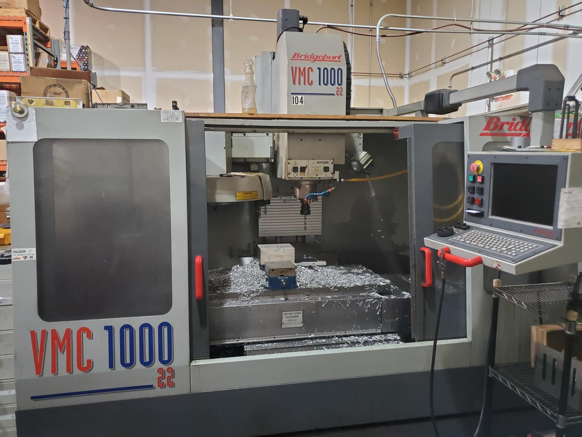 Bridgeport VMC 1000 22, 1997, CNC VMC - Cat 40, 40x20 Travels - Image 2