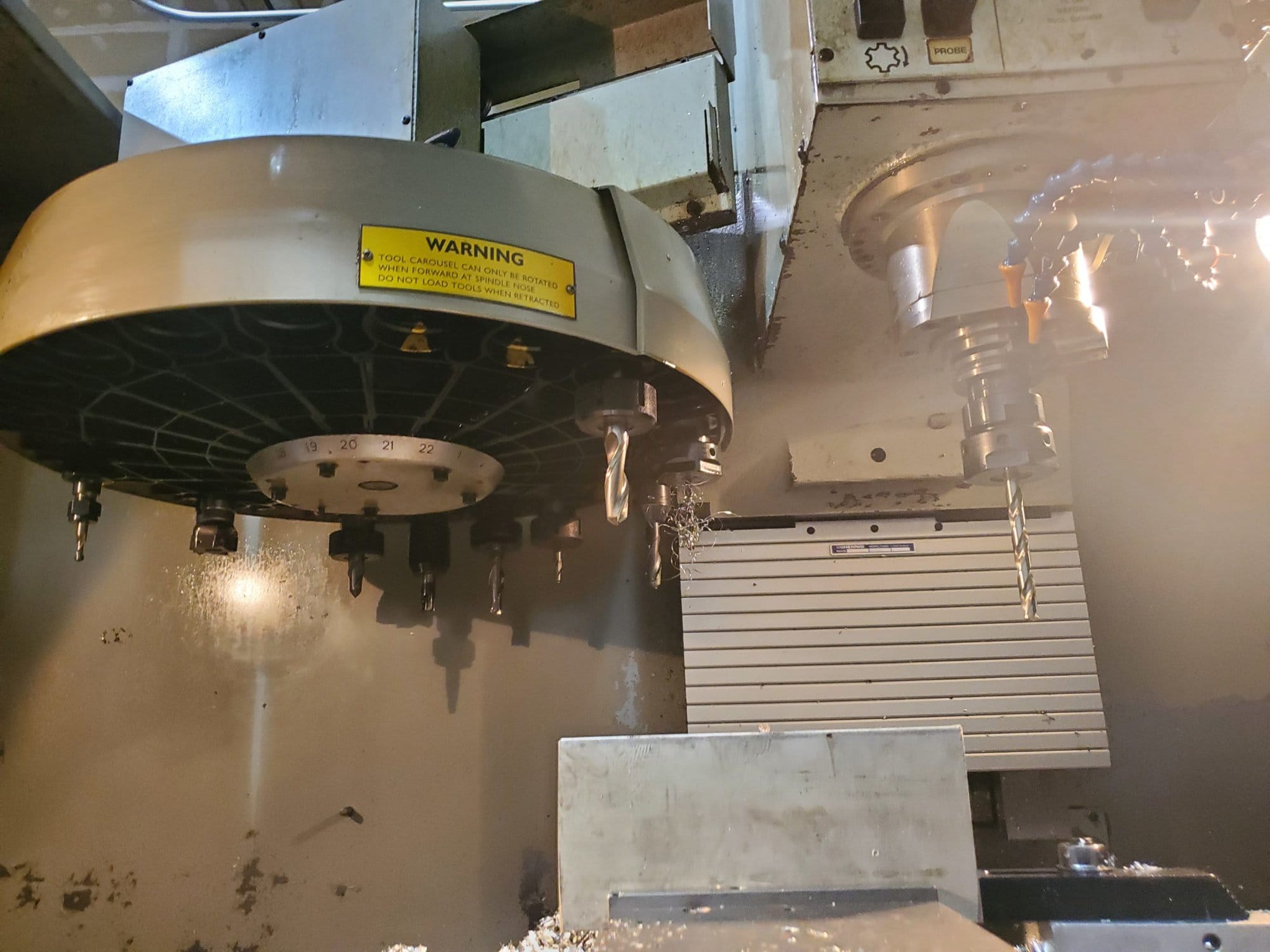 Bridgeport VMC 1000 22, 1997, CNC VMC - Cat 40, 40x20 Travels - Image 5