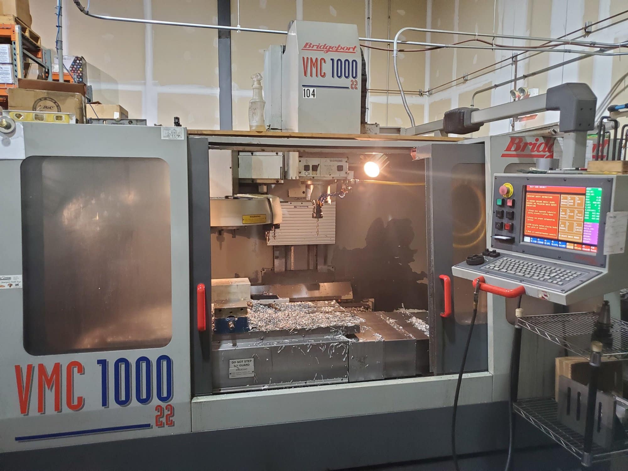 Bridgeport VMC 1000 22, 1997, CNC VMC - Cat 40, 40x20 Travels - Image 9
