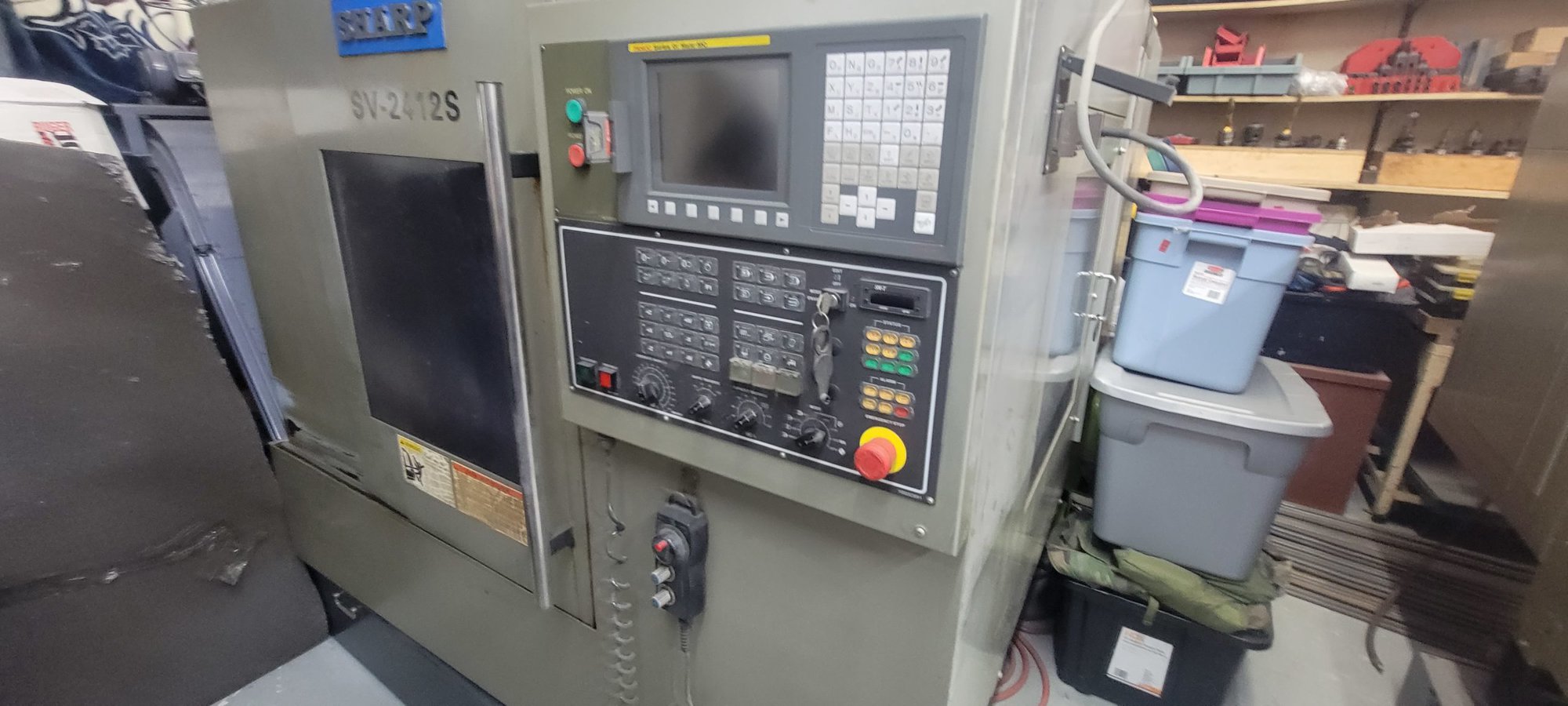 Sharp SV-2412S VMC, 2011 - 4th Axis Rotary Included, Rigid Tapping, Available Immediately