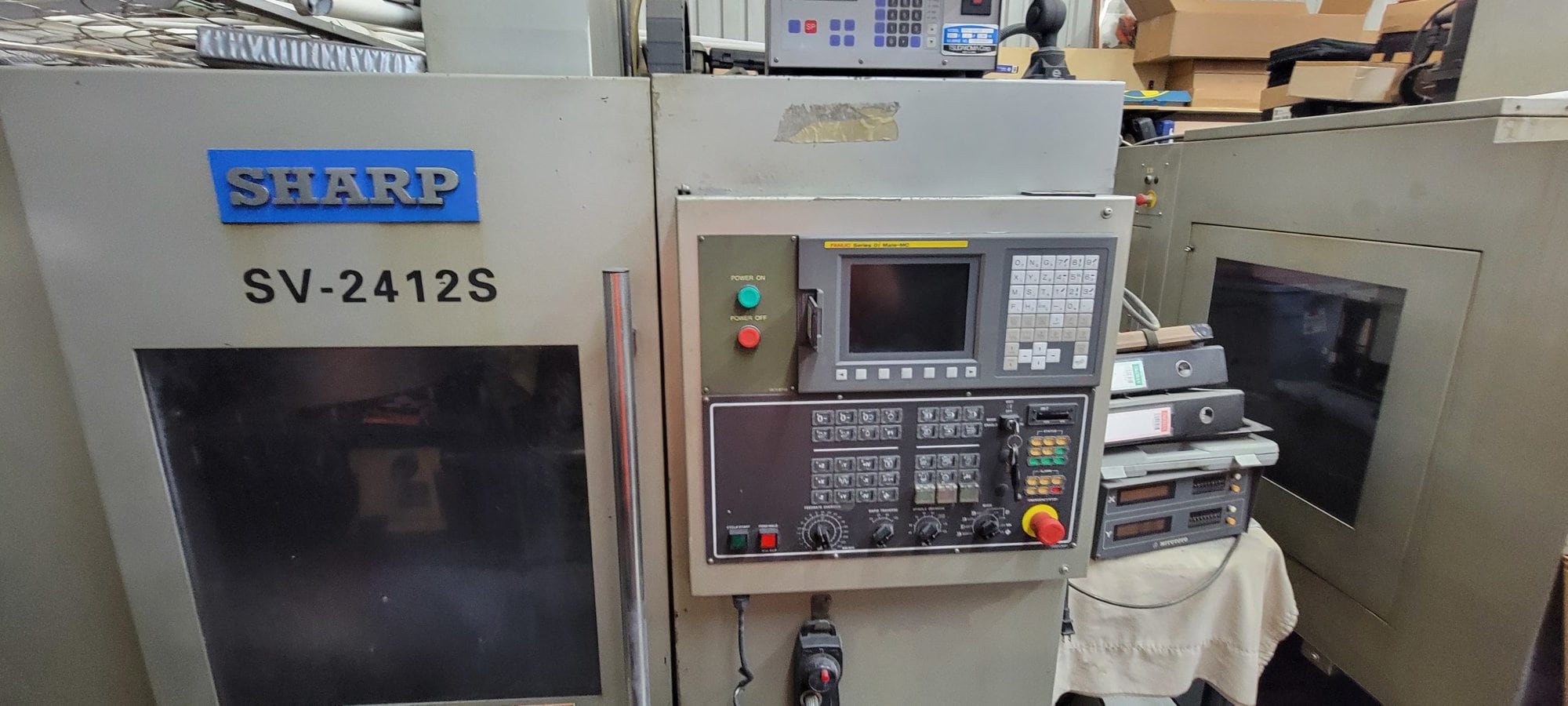 Sharp SV-2412S VMC, 2011 - 4th Axis Rotary Included, Rigid Tapping, Available Immediately - Image 4