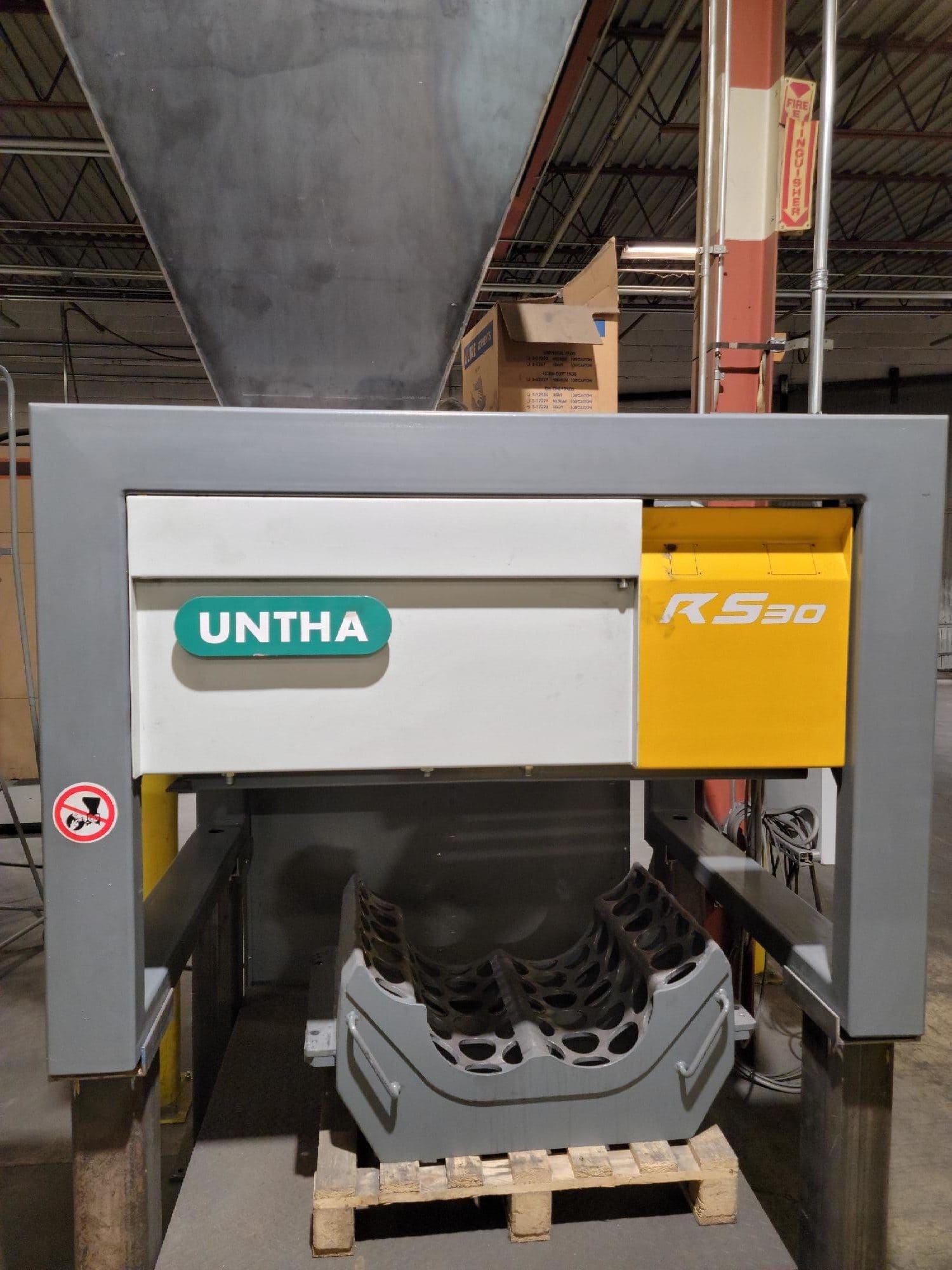 Untha RS30 Shredder, 2019- Very Low Hours - Image 4