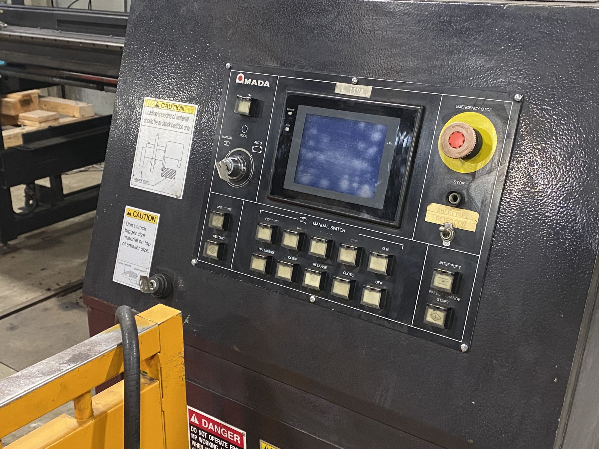 Amada MP1225-NJ Auto Sheet Loader, 2006 - Image 3