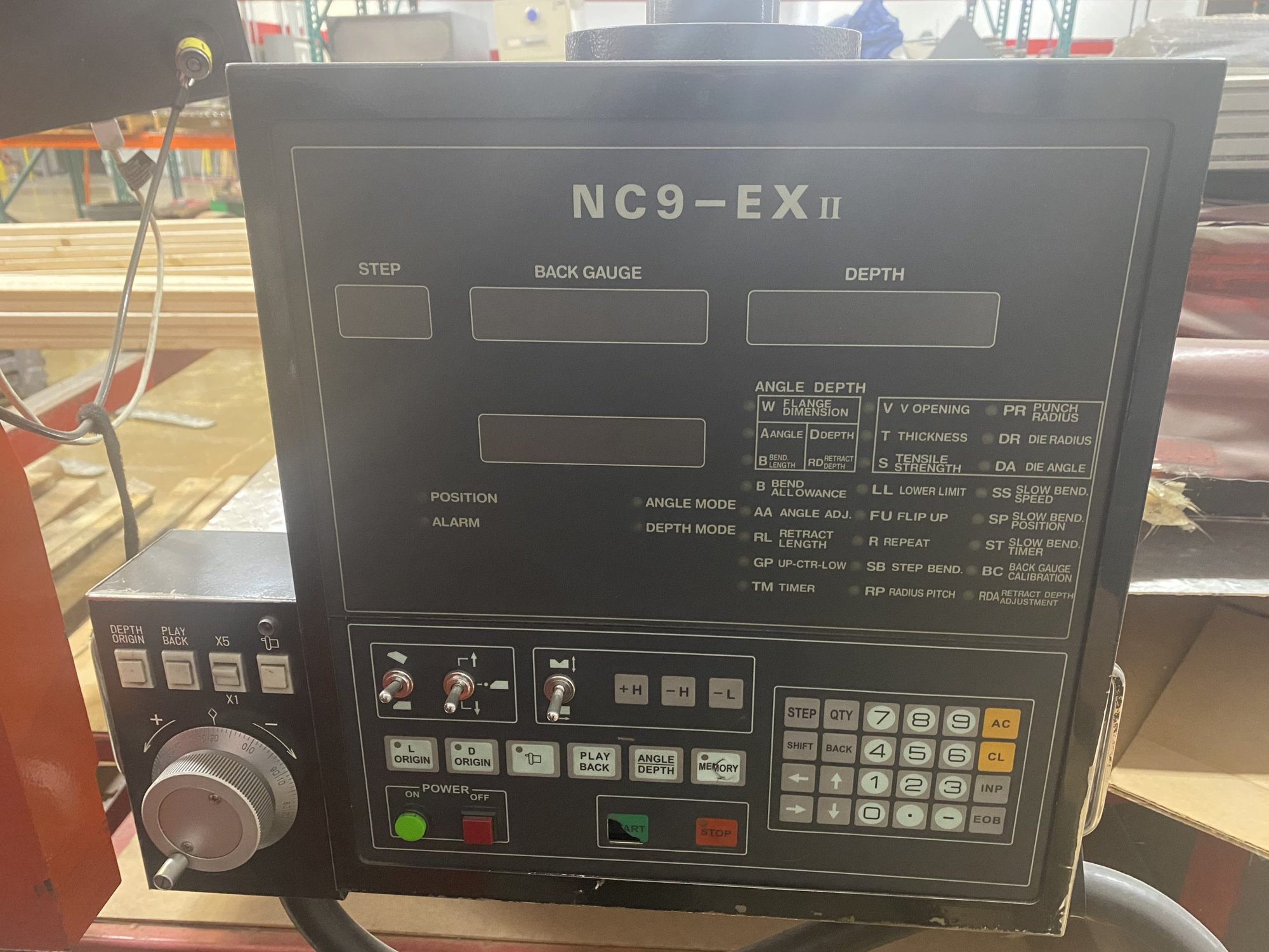 55 Ton x 6' Amada RG-50 CNC Press Brake, 1994 - NC9EXII CNC Control, 2 Axis Backgauge, Rebuilt July 2022 - Image 2