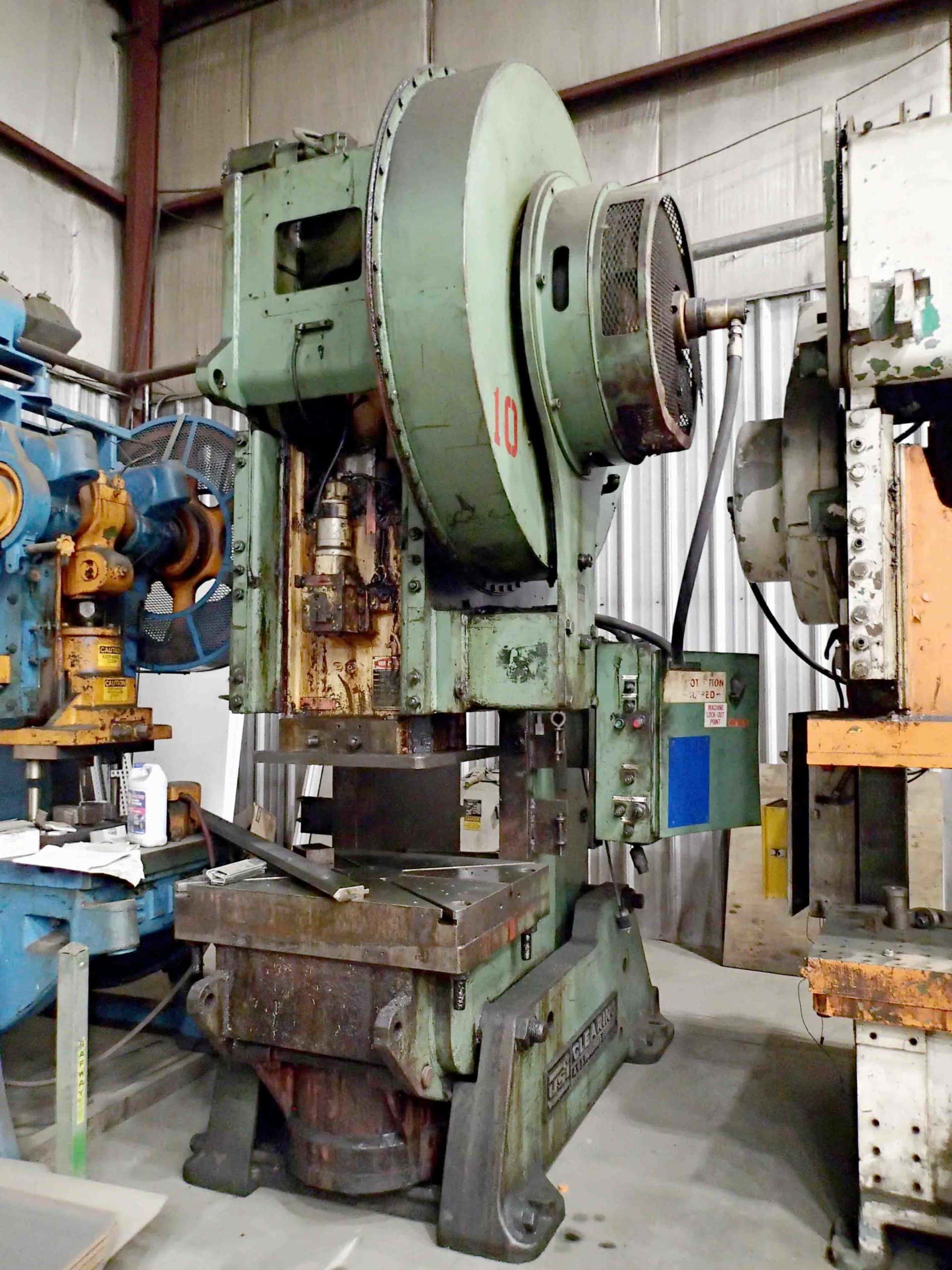 110 Ton Clearing OBI Press- Model 110-P-701- 6" Stroke, 18" Shut Height