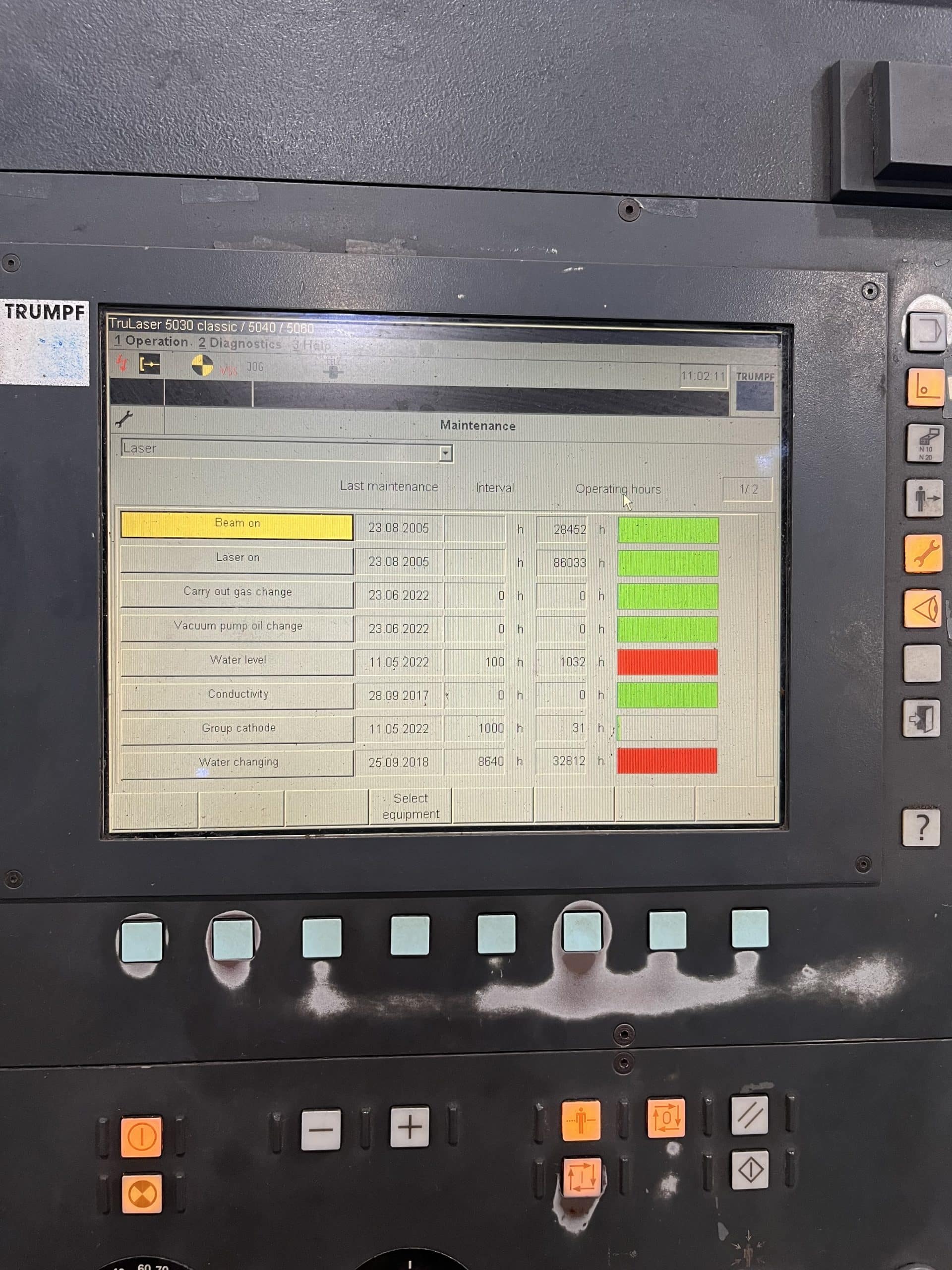 5000 watt Trumpf Trumatic L6050 CO2 Laser, 2005 6' x 20' - Image 11